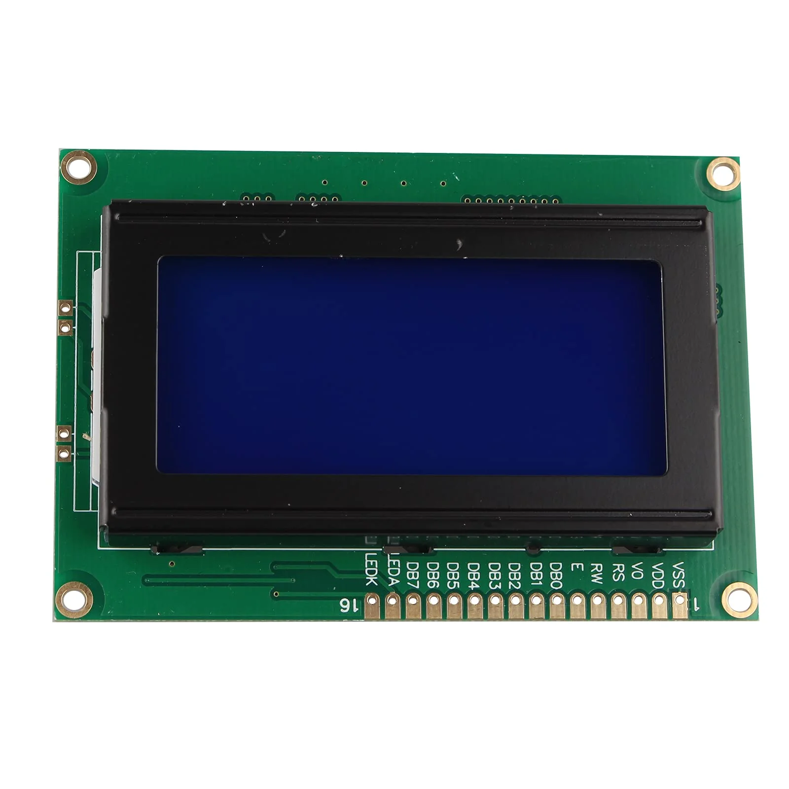 HALJIA LCD 1604 16x4 Character Blue Display Module Blue Backlight Display Board DC 5V Compatible with Arduino Raspberry Pi