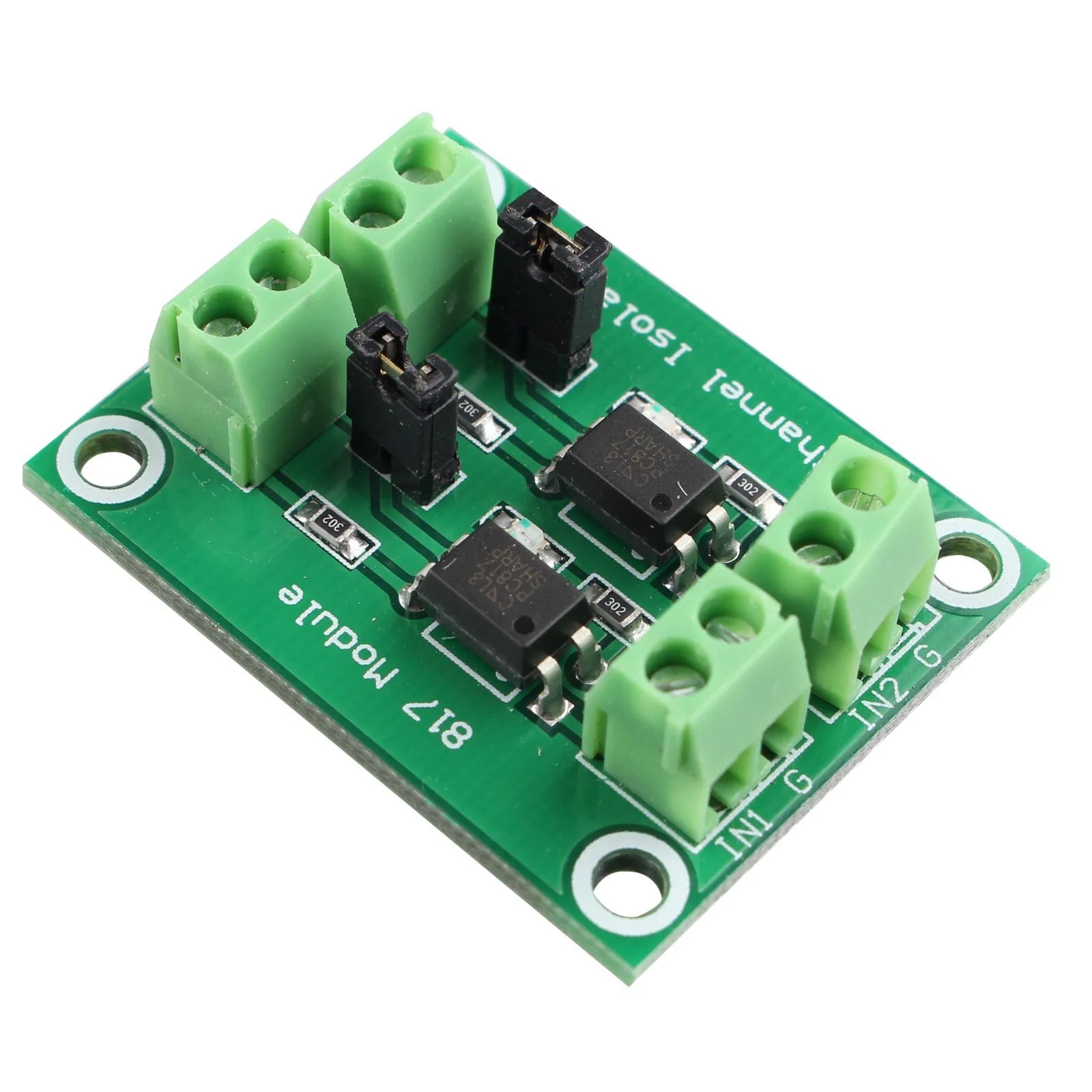 HALJIA PC817 Optocoupler 2 Way Voltage Insulation Board Voltage Control Switching Module - Image 2