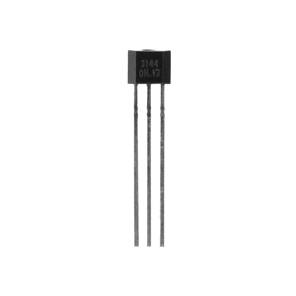 Hall Effect Sensor, 10pcs/lot A3144 3144E OH3144E Ratiometric Linear Hall Effect Sensor Magnetic Detector Switch TO-92UA 3-Pin SIP