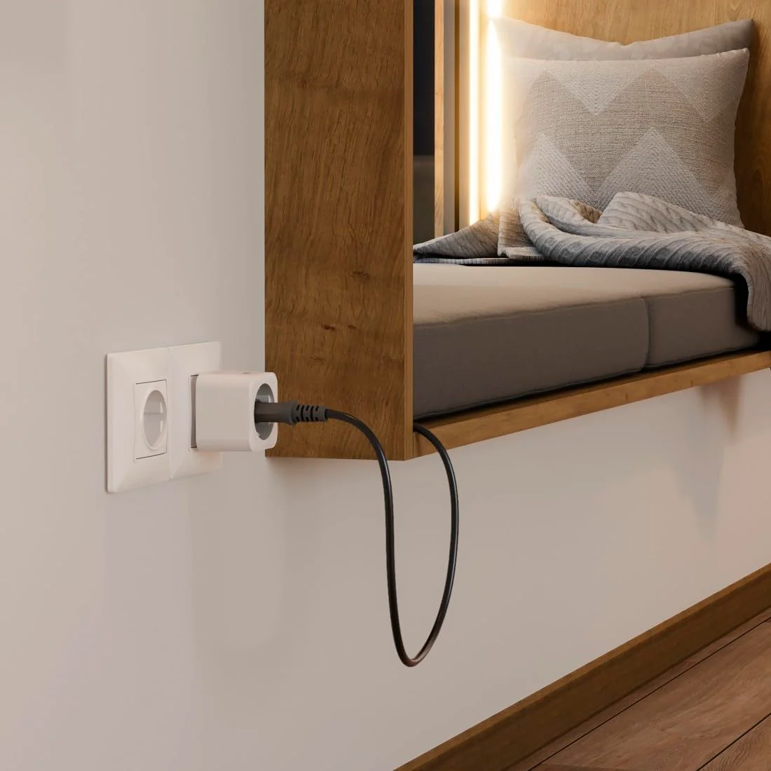 Hama WLAN Socket, Pack of 3 (with Matte Smart Home, Universal, WLAN Controlled Socket with App and Voice Control, as Timer, 3680 W) Pack of 3 - Indoor - Image 9
