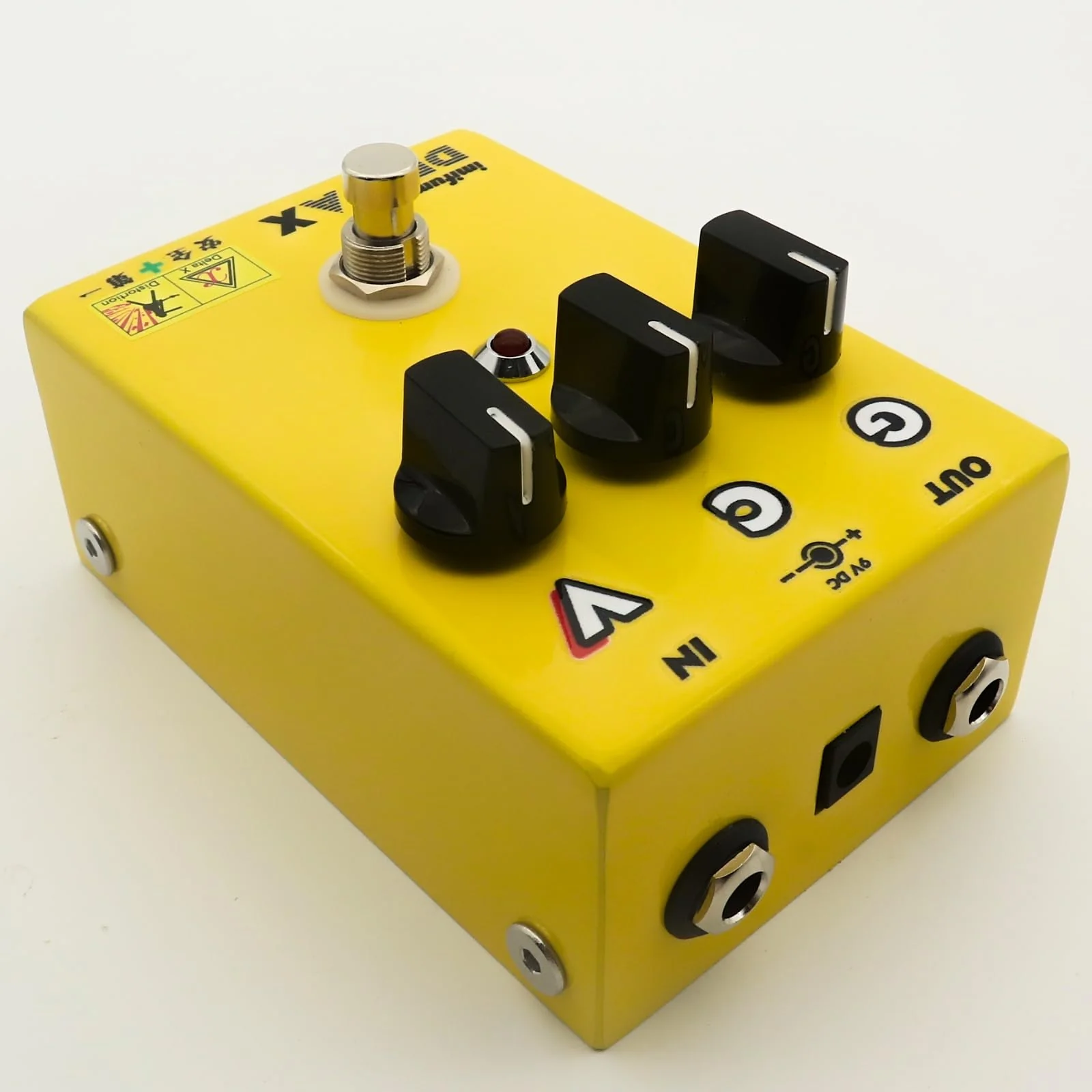 Hand-made distortion Guitar Pedal Distortion+ PEDAL True Bypass, DC 9V, Pedal for Electric Guitar yellow - Image 6