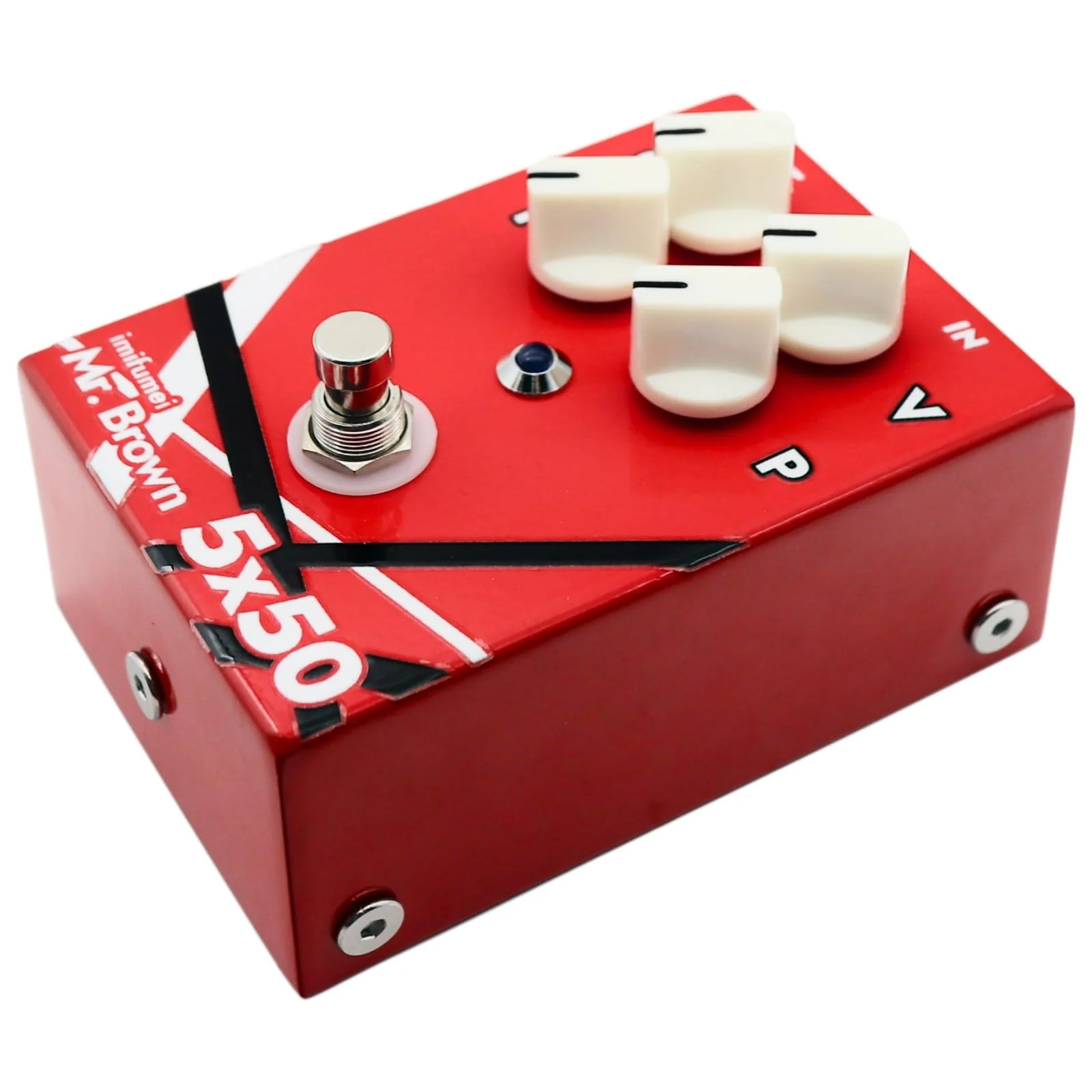 Hand-made distortion Pedal, classic High Gain distortion Guitar Pedal from Crunch to Heavy Metal, True Bypass, DC 9V, Pedal for Electric Guitar RED