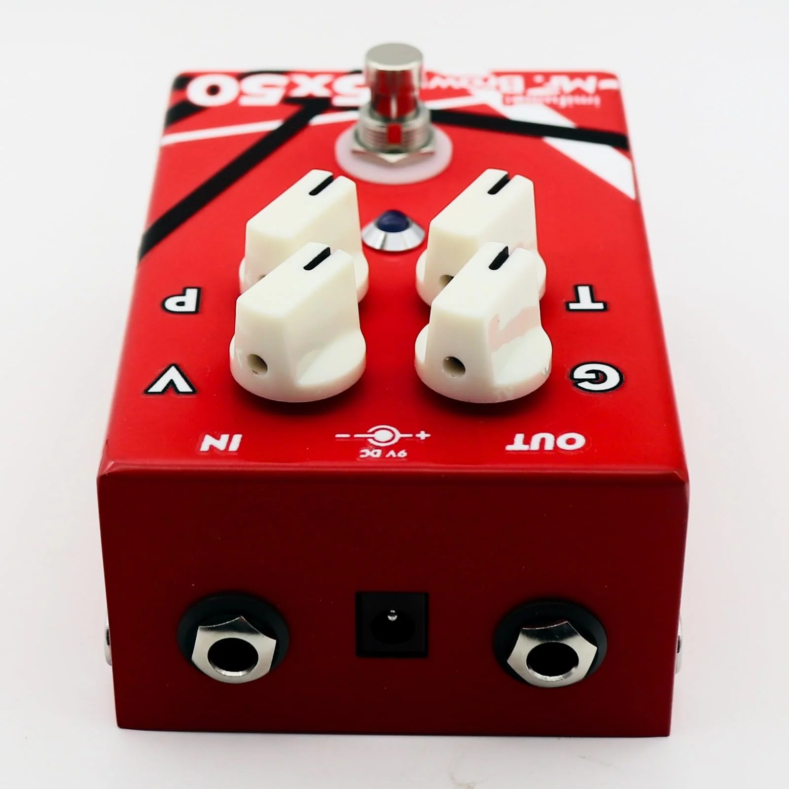 Hand-made distortion Pedal, classic High Gain distortion Guitar Pedal from Crunch to Heavy Metal, True Bypass, DC 9V, Pedal for Electric Guitar RED - Image 5