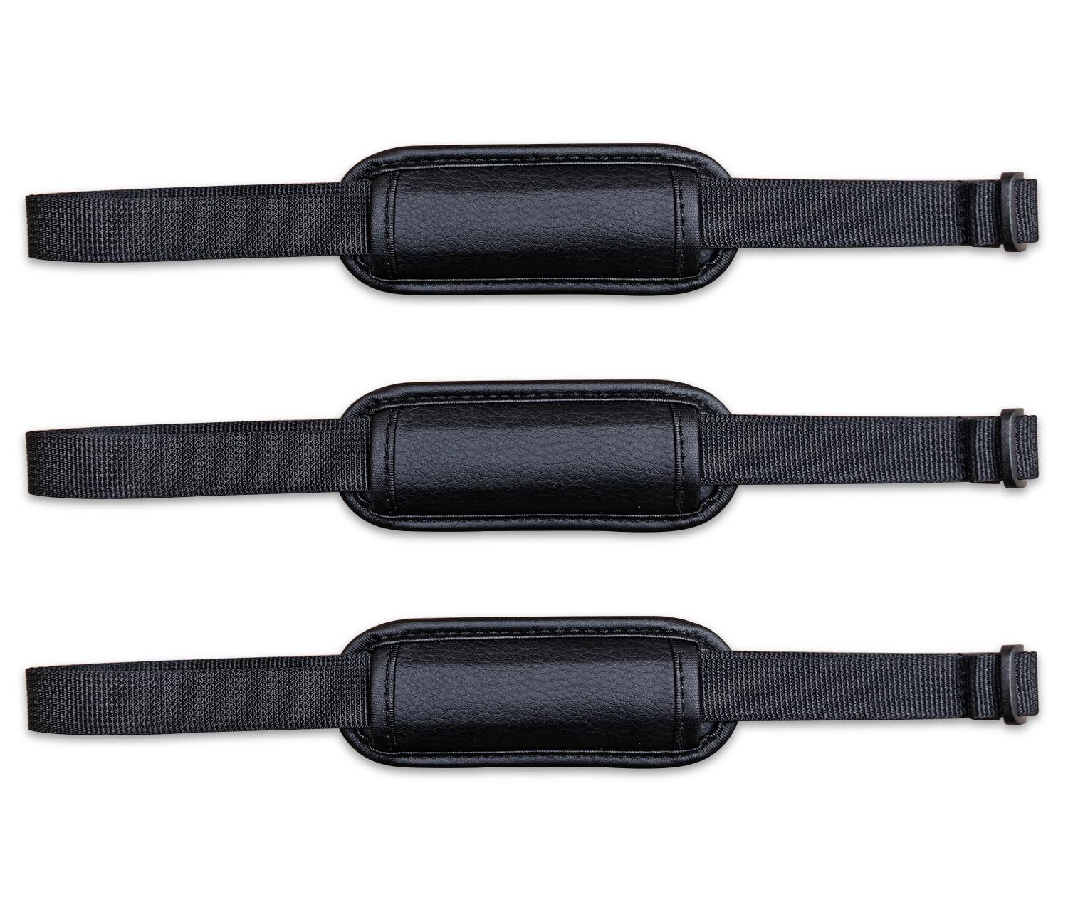 Hand Strap for Zebra TC21 TC22 TC26 TC27 TC53 TC58 TC73 TC78 Mobile Computer Scanner, Adjustable Finger Palm Harness Grip, Black, 3 Pack