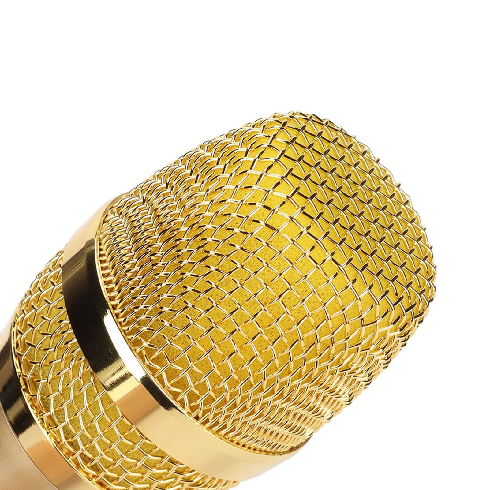 Handheld Microphone, Plug and Play Karaoke Wireless Microphone 50m Receiving 600Hz to 800KHz Multipurpose for Home (Gold) - Image 8