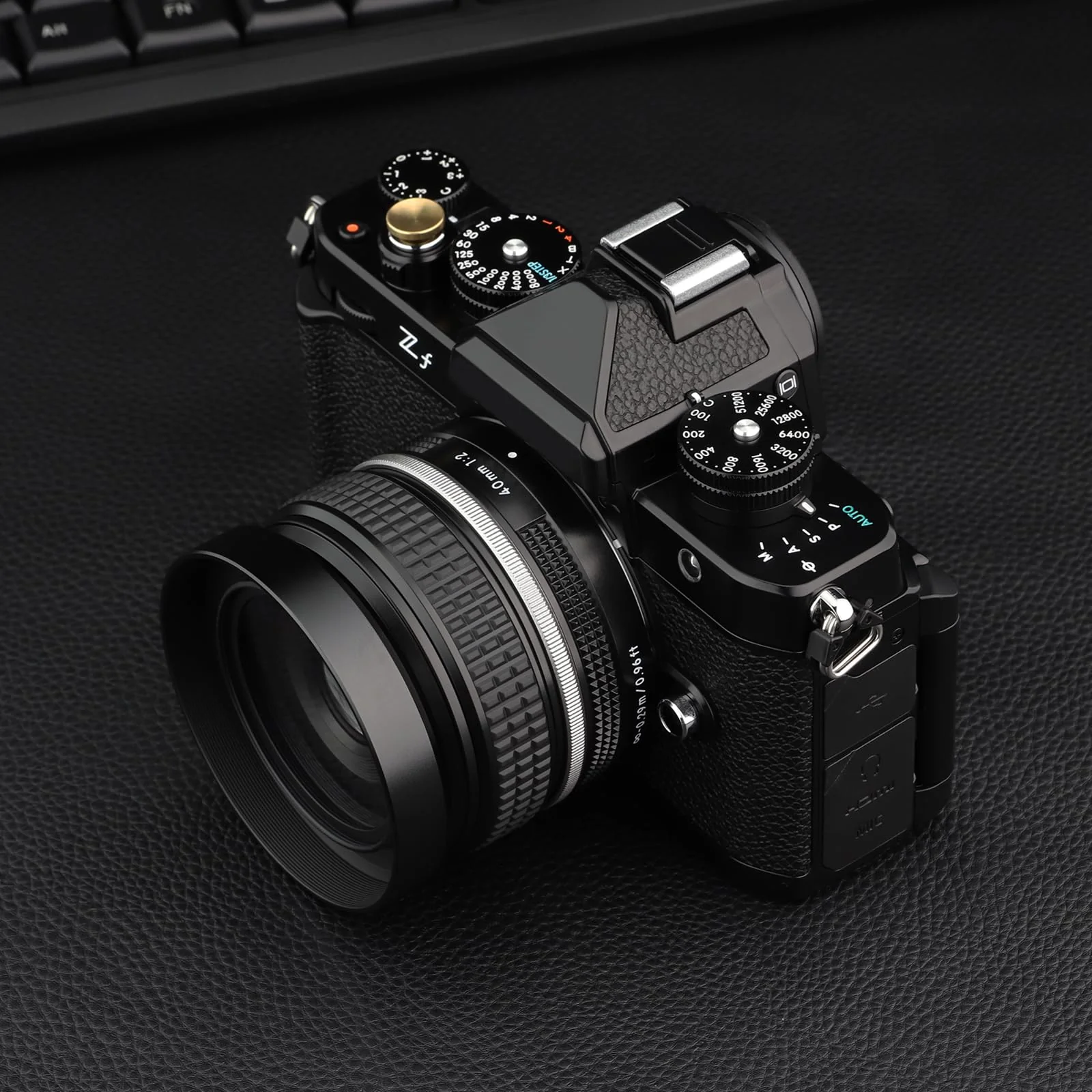 Haoge Metal Lens Hood for Nikon NIKKOR Z 40mm f/2, Z 28mm f/2.8, Z 28mm f/2.8 (SE) Lens,Screw Hood, Compatible with 52mm UV Filters and 52mm Lens Cap - Image 5