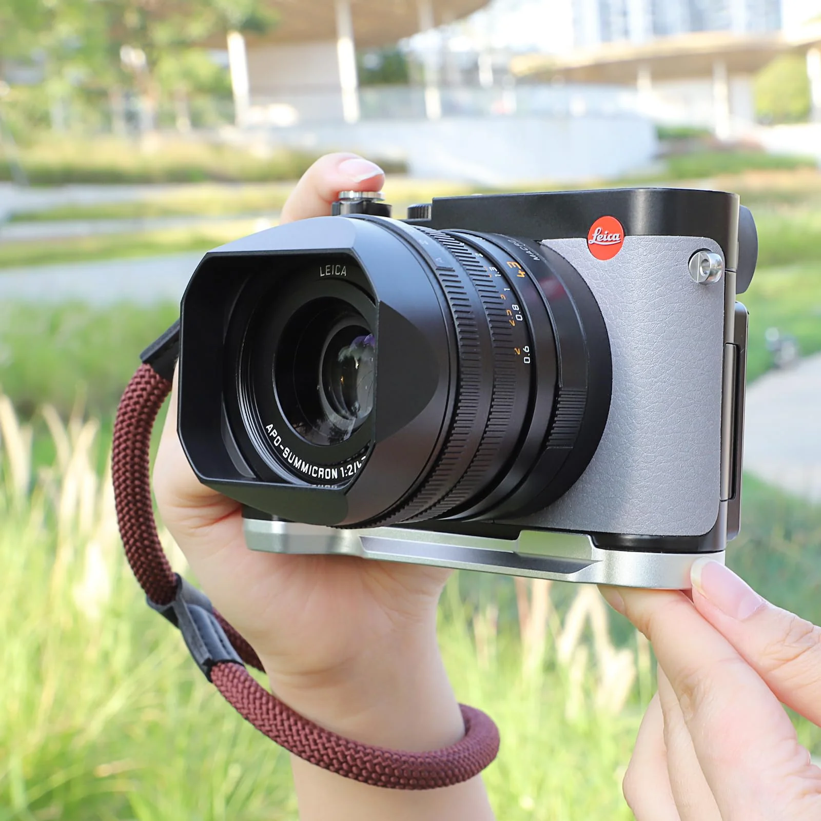 Haoge Metal Square Lens Hood for Leica Q3 Q3-43 Camera Accessories Black LH-LQ343B Black Square for Q3/Q3-43 - Image 4