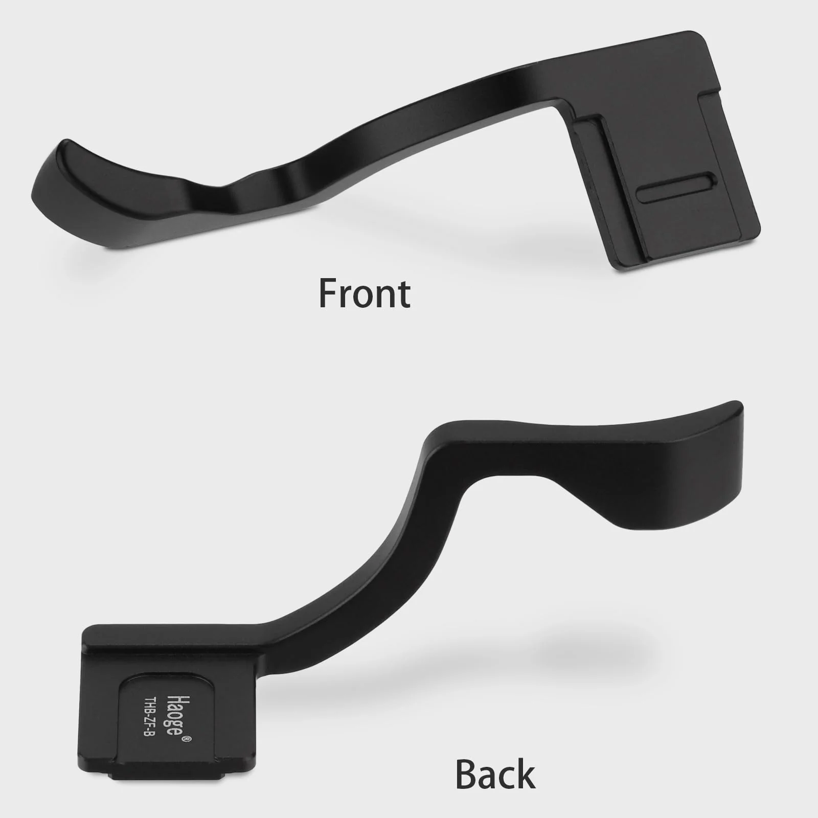 Haoge Metal Thumb Up Rest Hand Grip for Nikon Zf ZF Camera Accessories Black THB-ZF-B Hot Shoe Thumb Up - Image 7