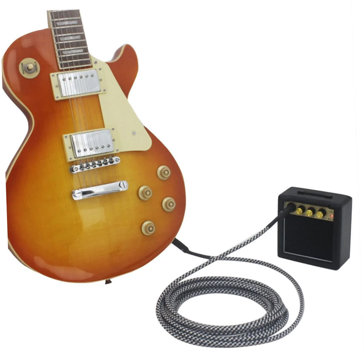Happyyami Mini Guitar Amplifier Portable Compact Guitar Speaker Mini Loudspeaker for Acoustic and Electric Guitar - Image 5
