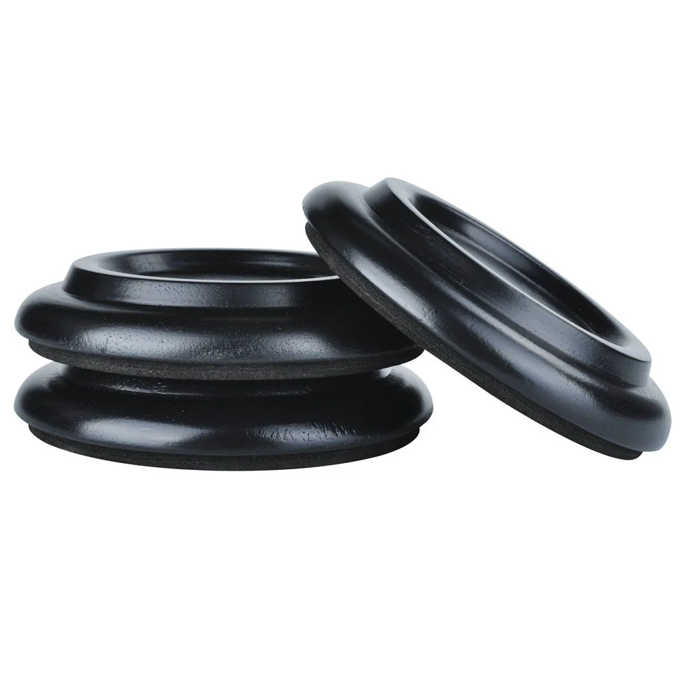 Hardwood Grand Piano Caster Cups 6 Colors Set of 3 Furniture Leg Pads Protection Black