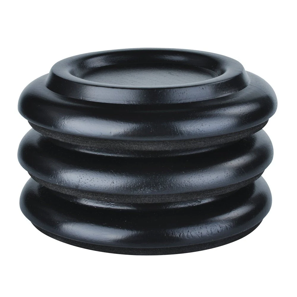 Hardwood Grand Piano Caster Cups 6 Colors Set of 3 Furniture Leg Pads Protection Black - Image 2
