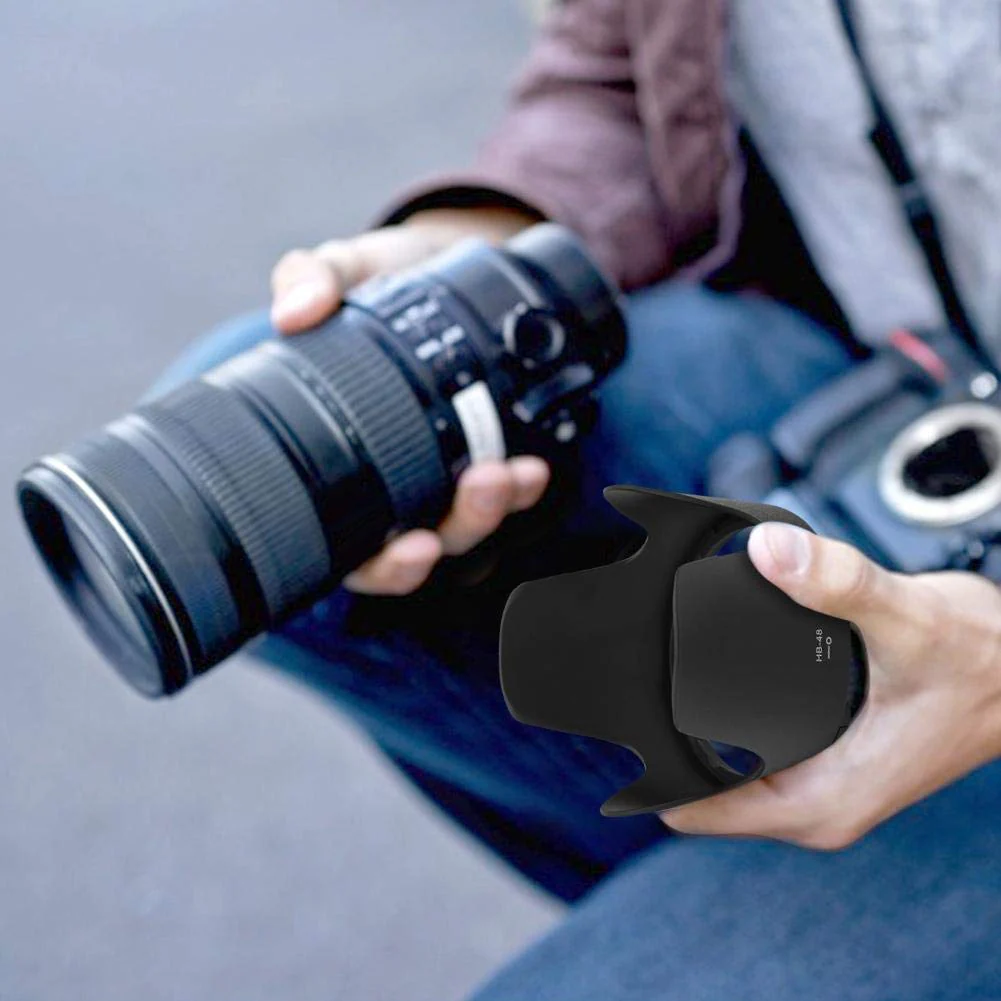 HB 48 Camera Lens Hood for Camera Mount Lens Hood Replacement Lens Protector Lens Adapter for AF S 70 200mm f2.8 G VR II Lens - Image 4