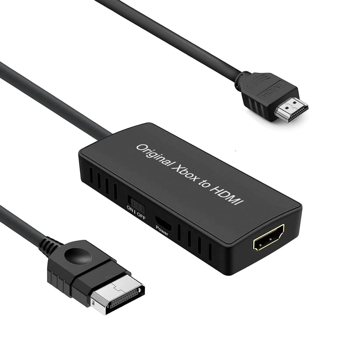 HD Link Cable for Original Xbox Original Xbox HDMI Converter Automatically Detects and Converts YPbPr Component Signal to 480i/720p Output(100% Improved Picture Quality)