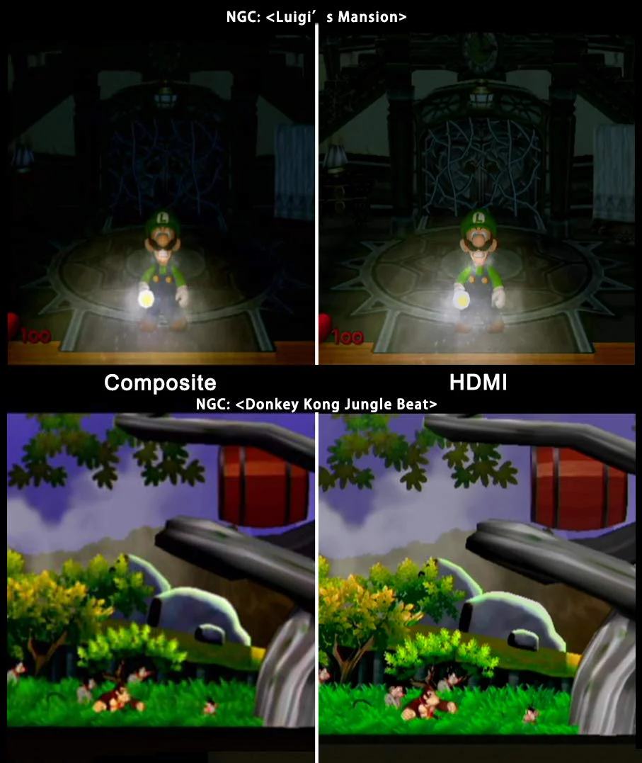 HDMI Cable for Nintendo Gamecube, Nintendo 64 N64, Super Nintendo SNES (3-in-1), GameCube/SNES/N64 to HDMI Adapter with S-Video Signal Output (Better Video Quality), HD Converter with 4:3/16:9 Switch - Image 4