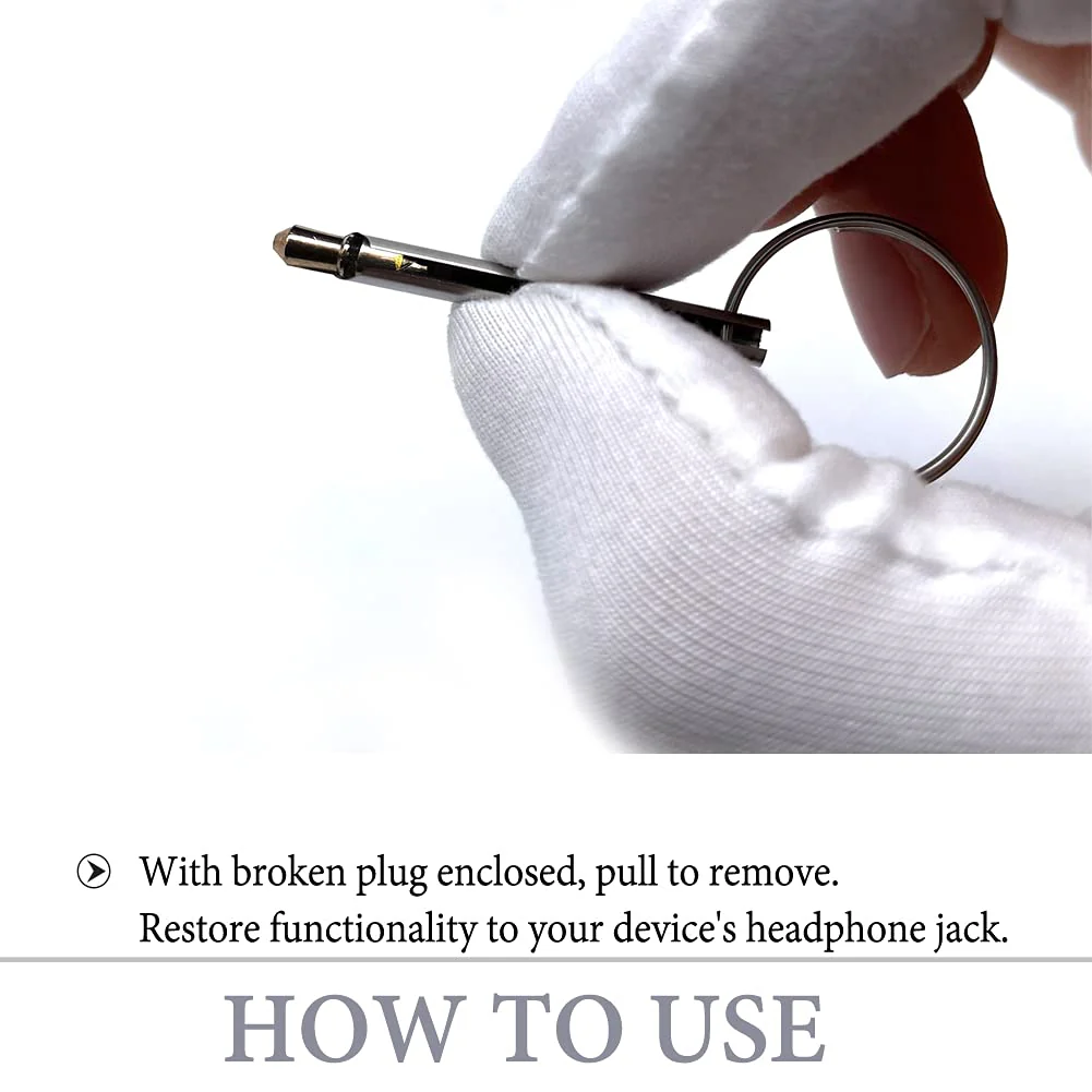 Headphone Plug Extraction Tool- Remove Broken Headphone Plug from Headphone Jack of Mobile Devices 6 pcs - Image 4