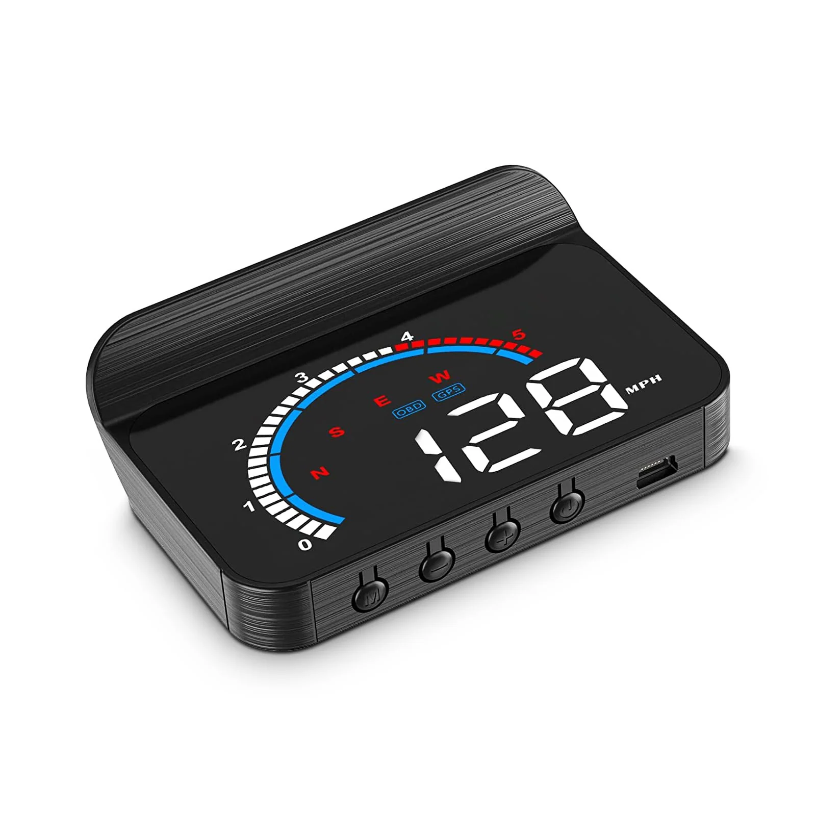 Heads Up Display for Cars Windshield Projection M13, OBD2+GPS Car GPS Speedometer Display Speed, Fuel Consumption, Water Temperature and Multiple Alarm Functions Suitable for All Cars m13plus