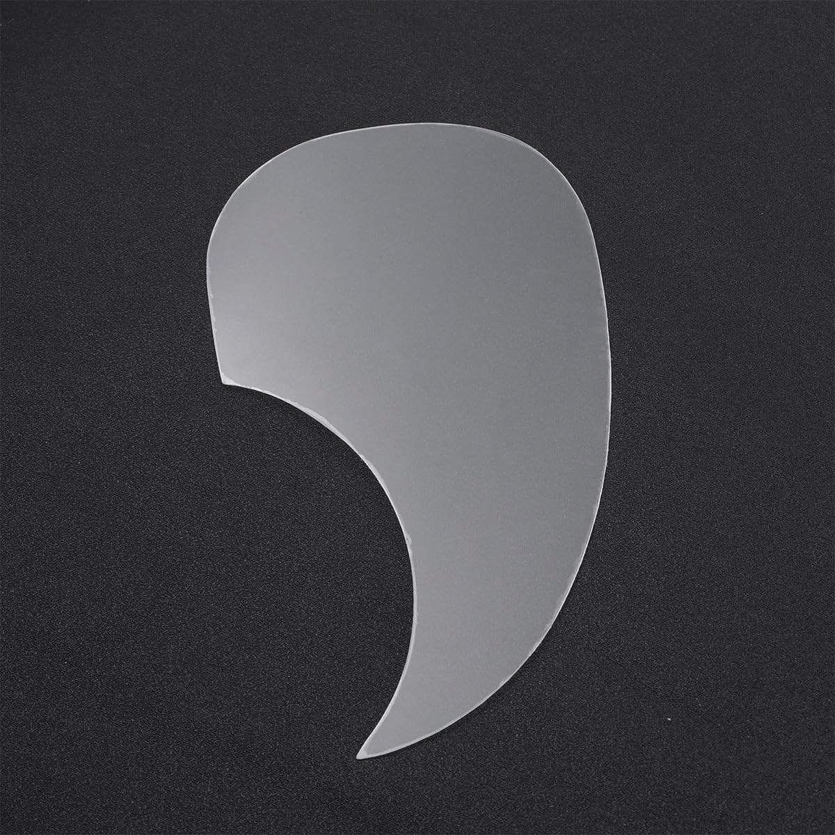 Healifty Guitar Pickguard Clear Plastic Water Drop Shape Pickup Pickguard Scratch Plate for 40-41 Inch Folk Acoustic Electric Guitar (White) - Image 6
