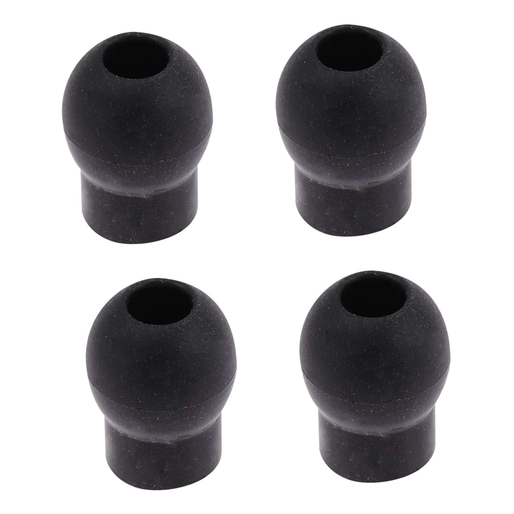 Healvian Pack of 4 Ear Plugs Accessories Ear Plugs Non Medical Not Medical Not Medical Soft Ear Tips Replacement Earplugs Not Medical Not Medical Not 1.5x1.2cm black