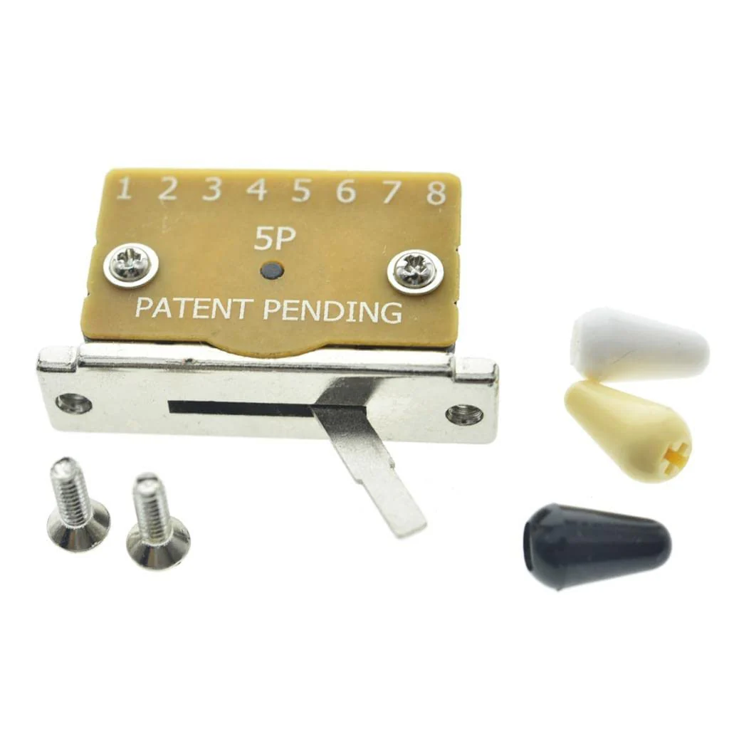 Heavy Duty 5 Way Guitar Pickup Lever Selector Switch for Strat Tele with 3 Plastic Tips - Image 4