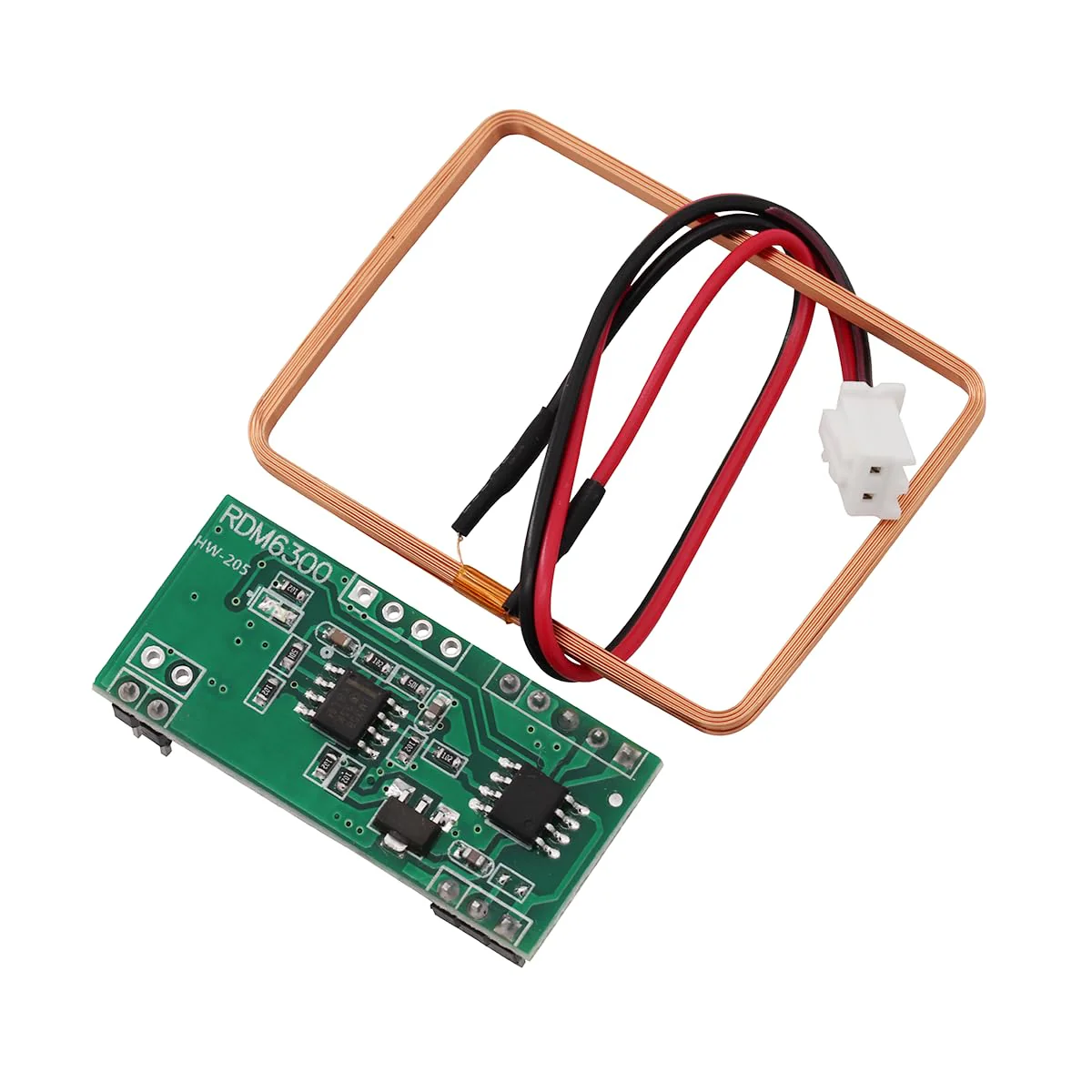 Heevhas RDM630 125 KHZ EM4100 Radio Frequency Identification Reading Module Read Module UART Serial Output DC 5V (Pack of 2) - Image 2