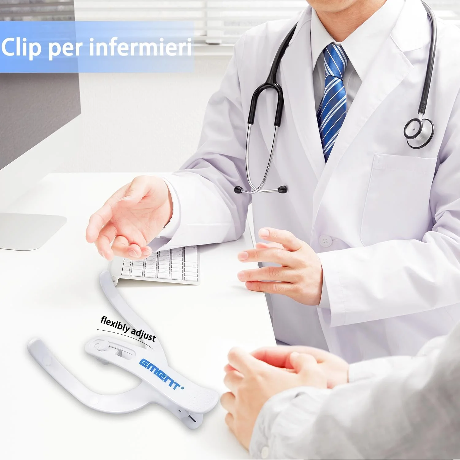 Hemostatic Clamp, Plaster & Gauze Bandage Wound Care, Prevent Bruising by Compression After Intravenous Infusion and Blood Collection - Image 3