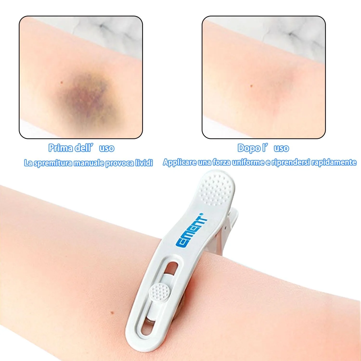 Hemostatic Clamp, Plaster & Gauze Bandage Wound Care, Prevent Bruising by Compression After Intravenous Infusion and Blood Collection - Image 4