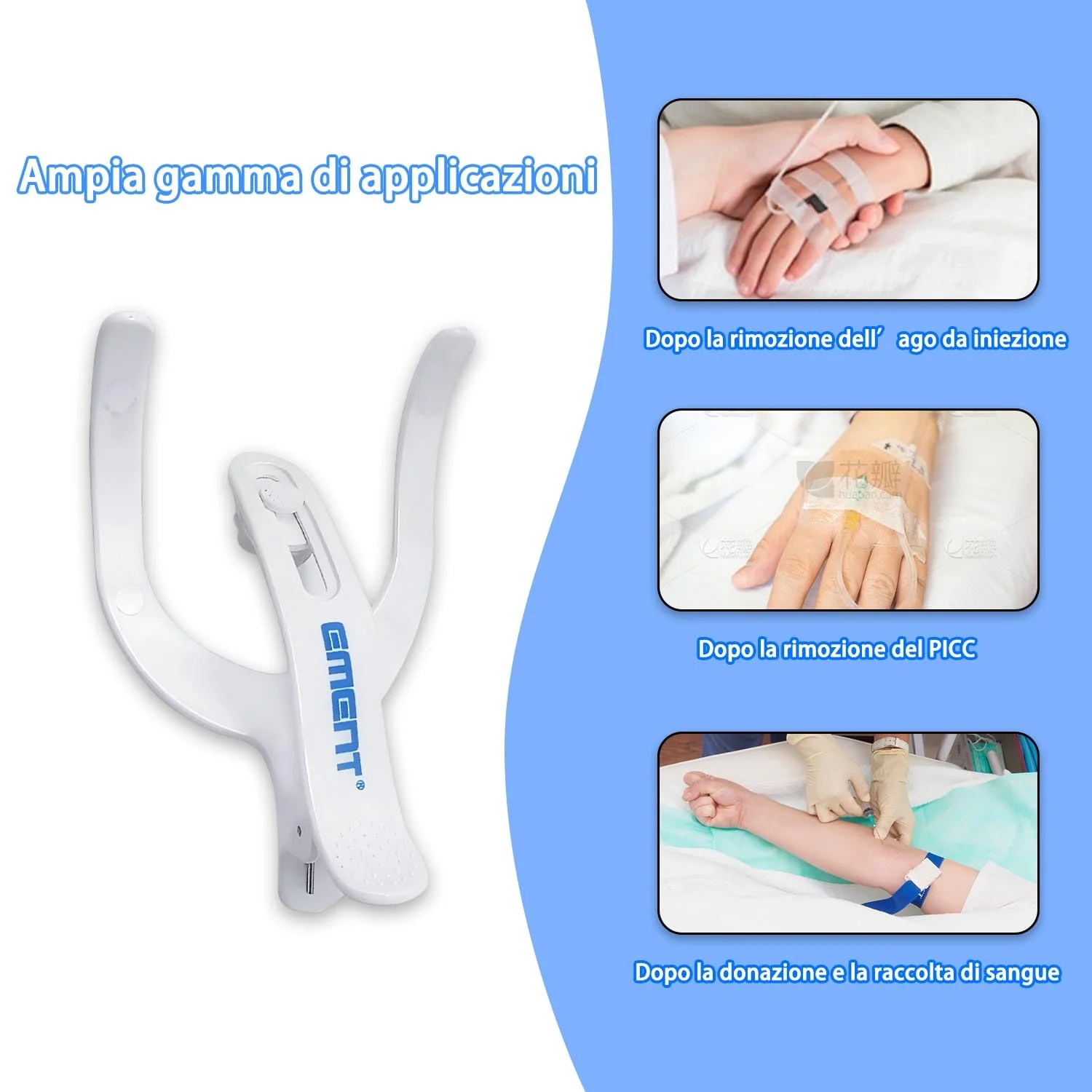 Hemostatic Clamp, Plaster & Gauze Bandage Wound Care, Prevent Bruising by Compression After Intravenous Infusion and Blood Collection - Image 6