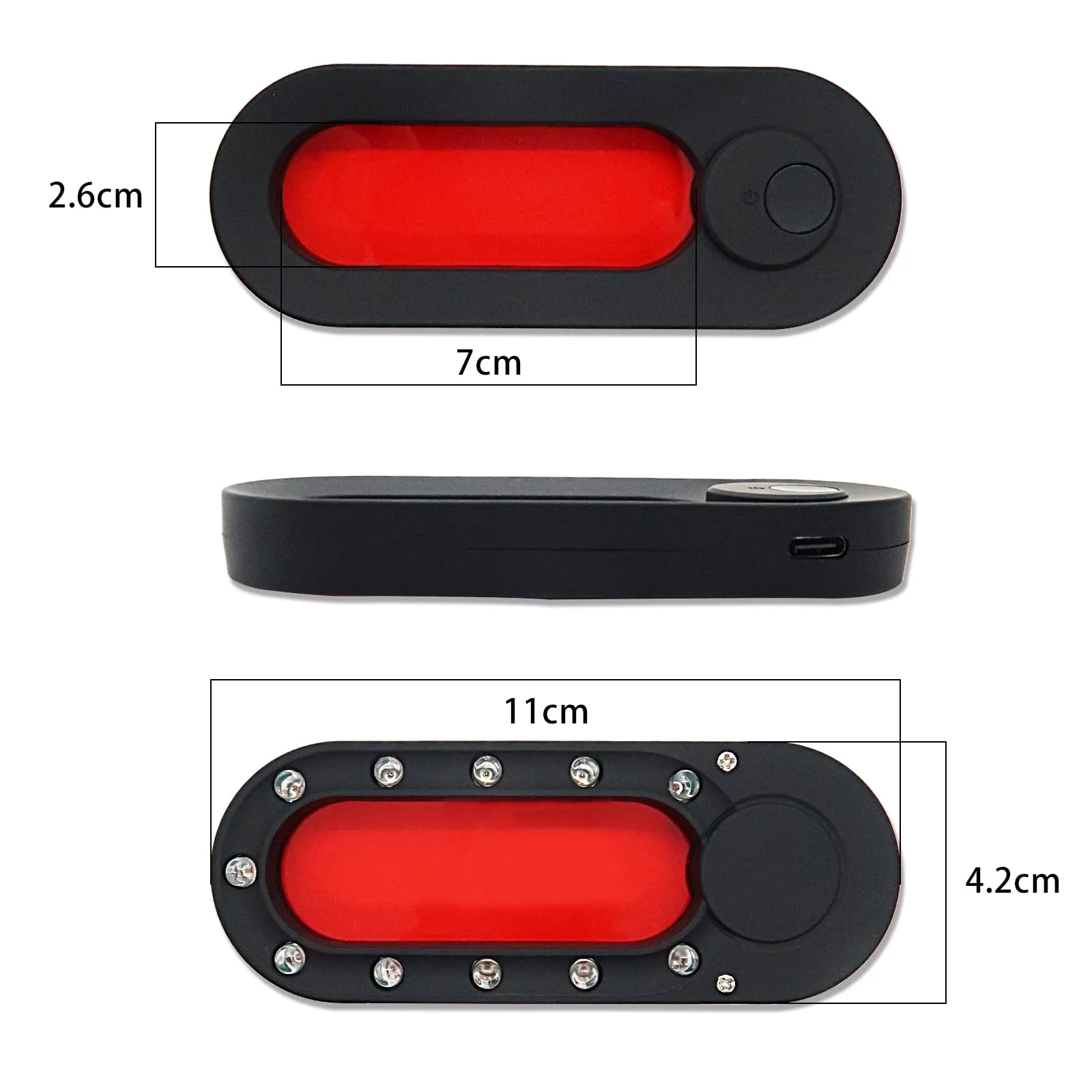 Hidden Camera Detector, LED Hidden Device Detector with Infrared Viewfinders - Pocket Sized Anti Spy Camera Finder Locates Hidden Camera in AirBnB, Hotels and Bathroom - Image 4
