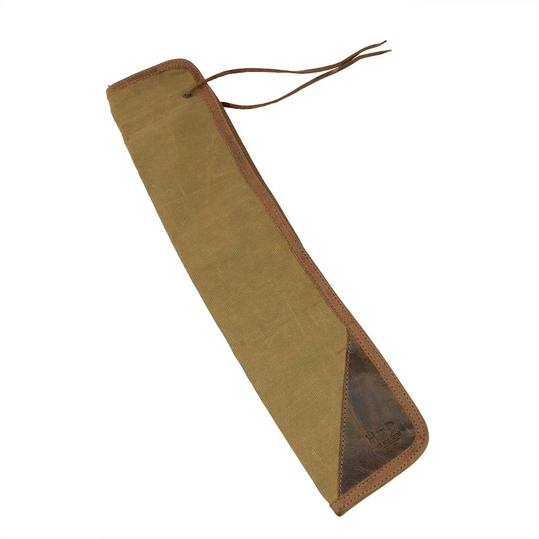 Hide & Drink, Waxed Canvas Drumstick Bag/Drummer Stick Bag Holder/Musician's Essentials Handmade :: Fatigue - Image 3