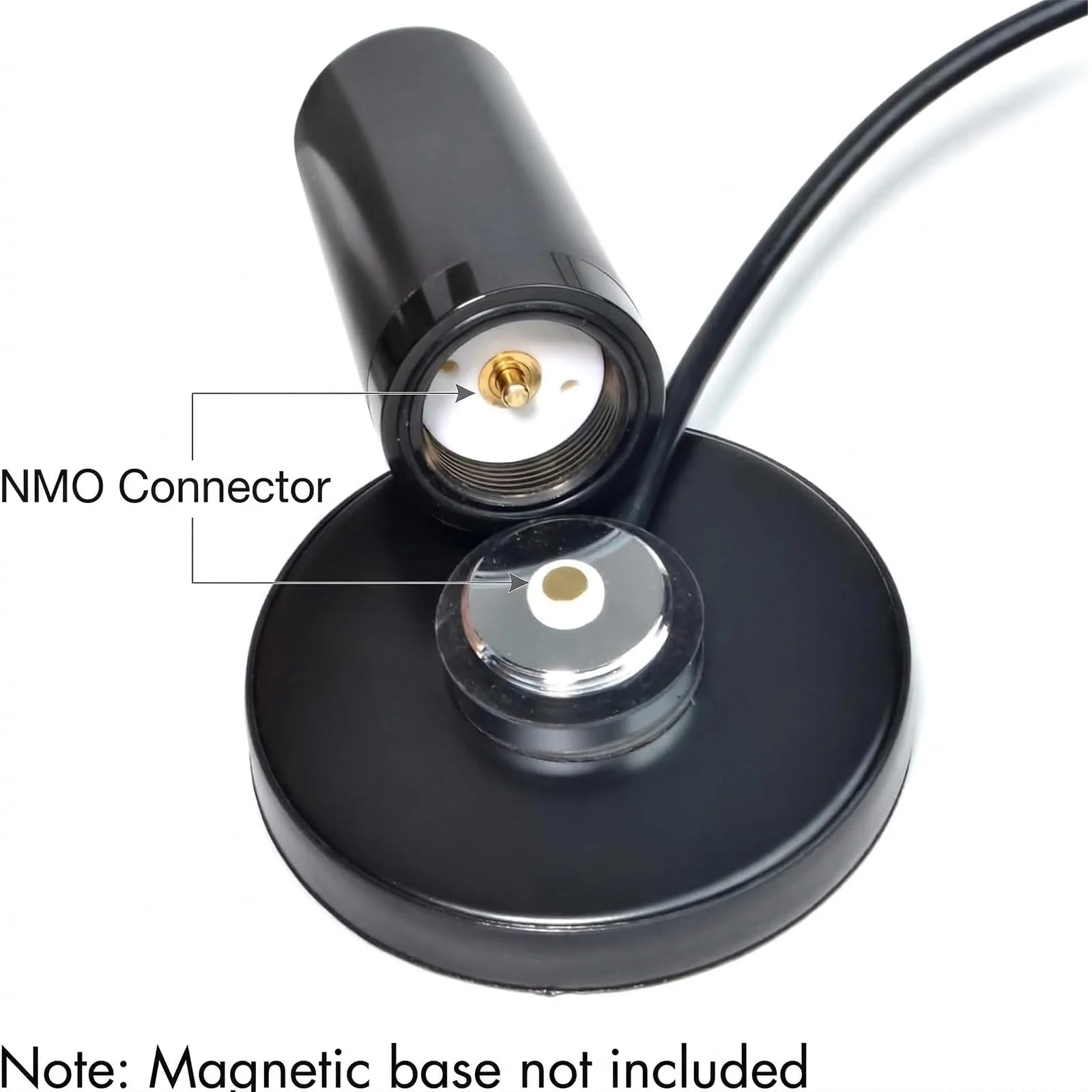 High Gain GMRS Antenna NMO Mount, UHF 462-467Mhz 3.5” Antenna NMO Connection for BaoFeng Retevis Midland Car Truck Ham Amateur Mobile Two Way Radio Marine Boat Radio - Image 4