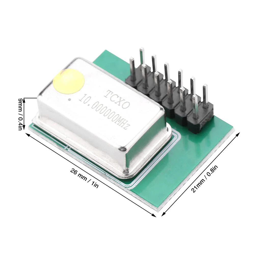 Hilitand High-precision external TCXO watch PPM0.1 TCXO clock for a Hackrf One GPS application with an accuracy of 0.1 ppm