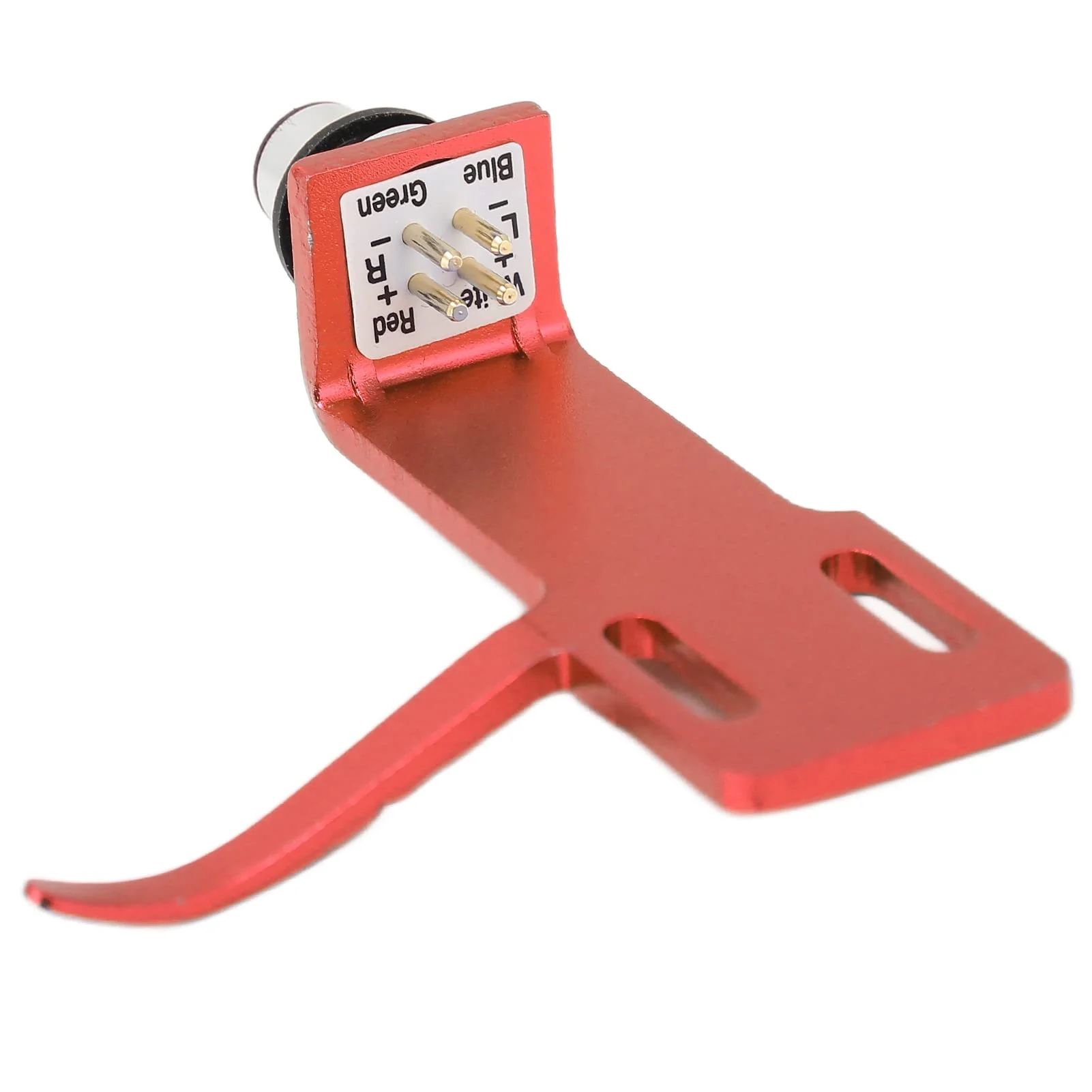 Hilitand Universal Phonograph Head Shell,Phonograph Turntable Headshell,Aluminum Alloy Headshell Cartridge Keeper, Stand Stand,for Record Players (red) - Image 9