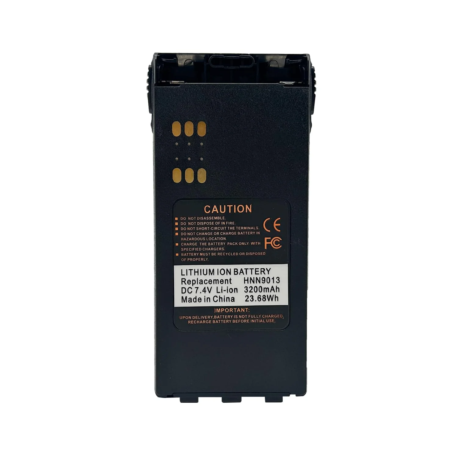 HNN9013D HNN9013 7.4V 3200mAh Li-ion Battery for Radio HT1250 HT750 HT1550 HT1225 GP328 GP340 GP360 GP380 GP640 GP680 GP1280 PR860 MTX850LS MTX9250 PRO5150 PRO7150 Walkie Talkie with Belt Clip - Image 2