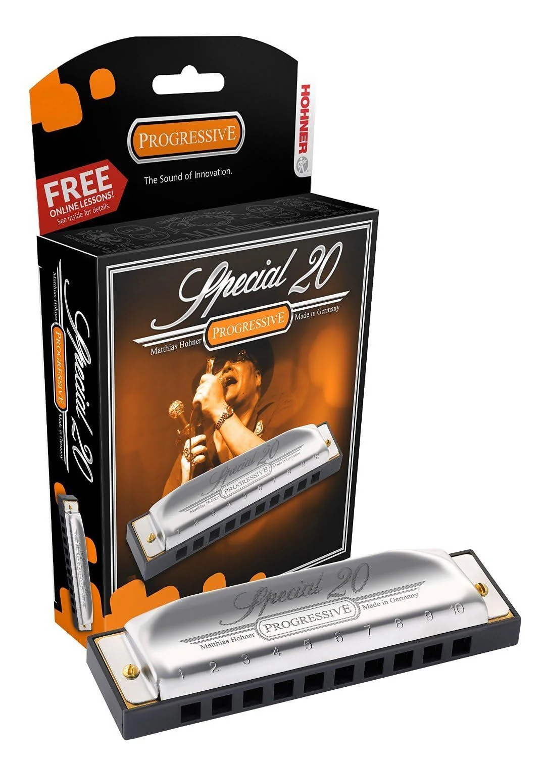 Hohner 560PBX Special 20 Harmonica, Key of A