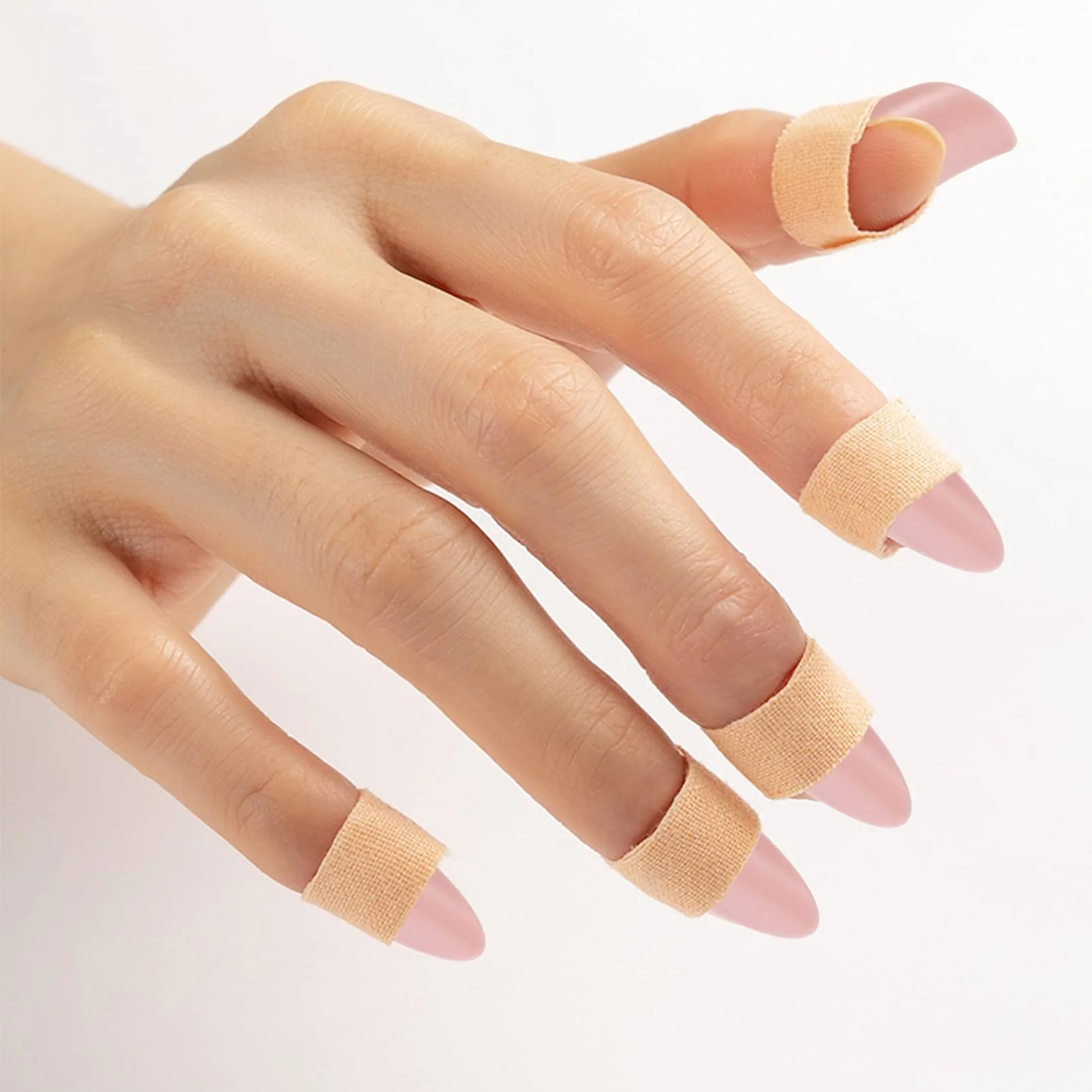 Holibanna 5pcs Professional Nylon Pipa Nails Picks for Beginner and Practice Pipa Accessories Pink S 1 Count (Pack of 1) - Image 3