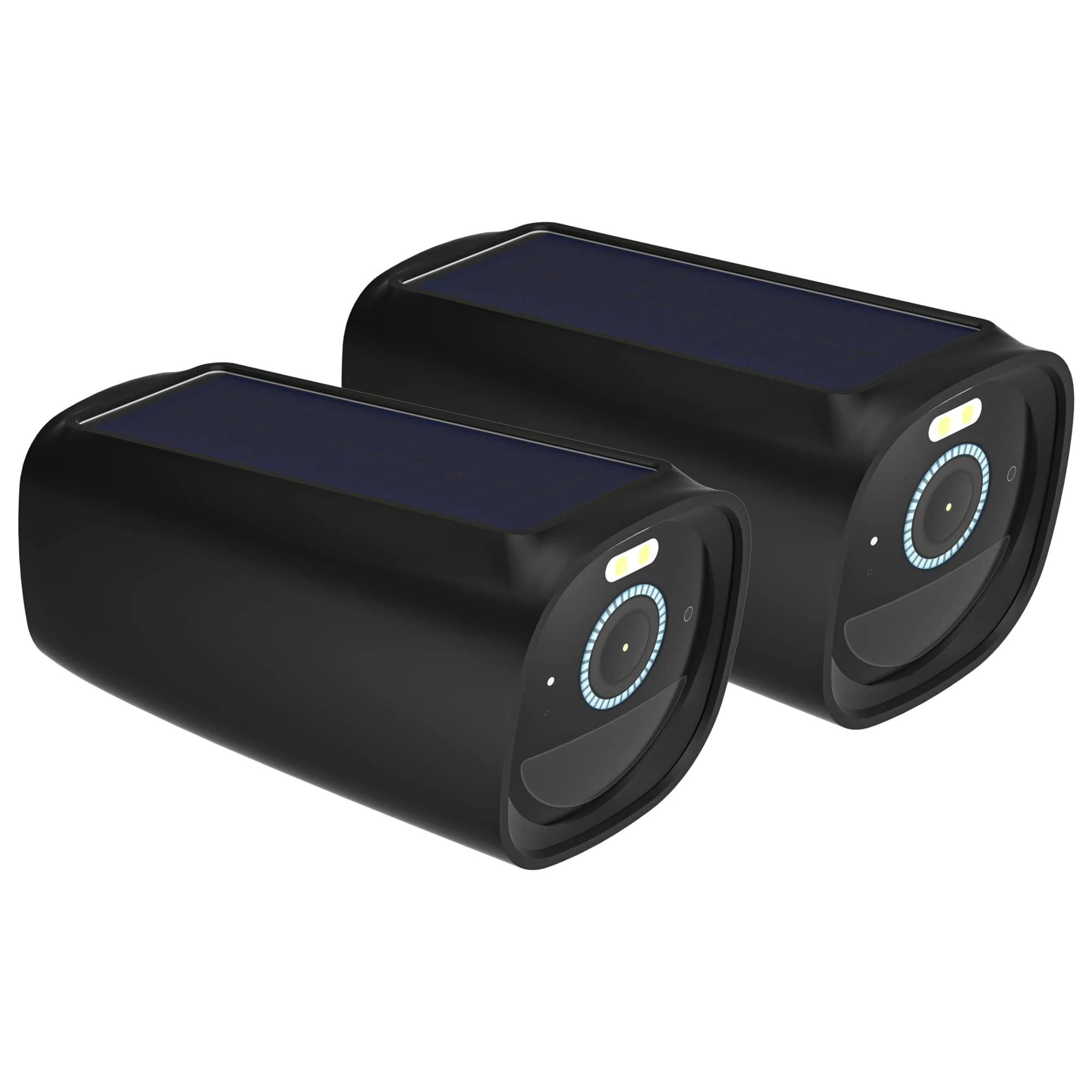 Holicfun Silicone Cover Skins for EufyCam S330 (Eufy Cam 3) - 2 Pack, Black