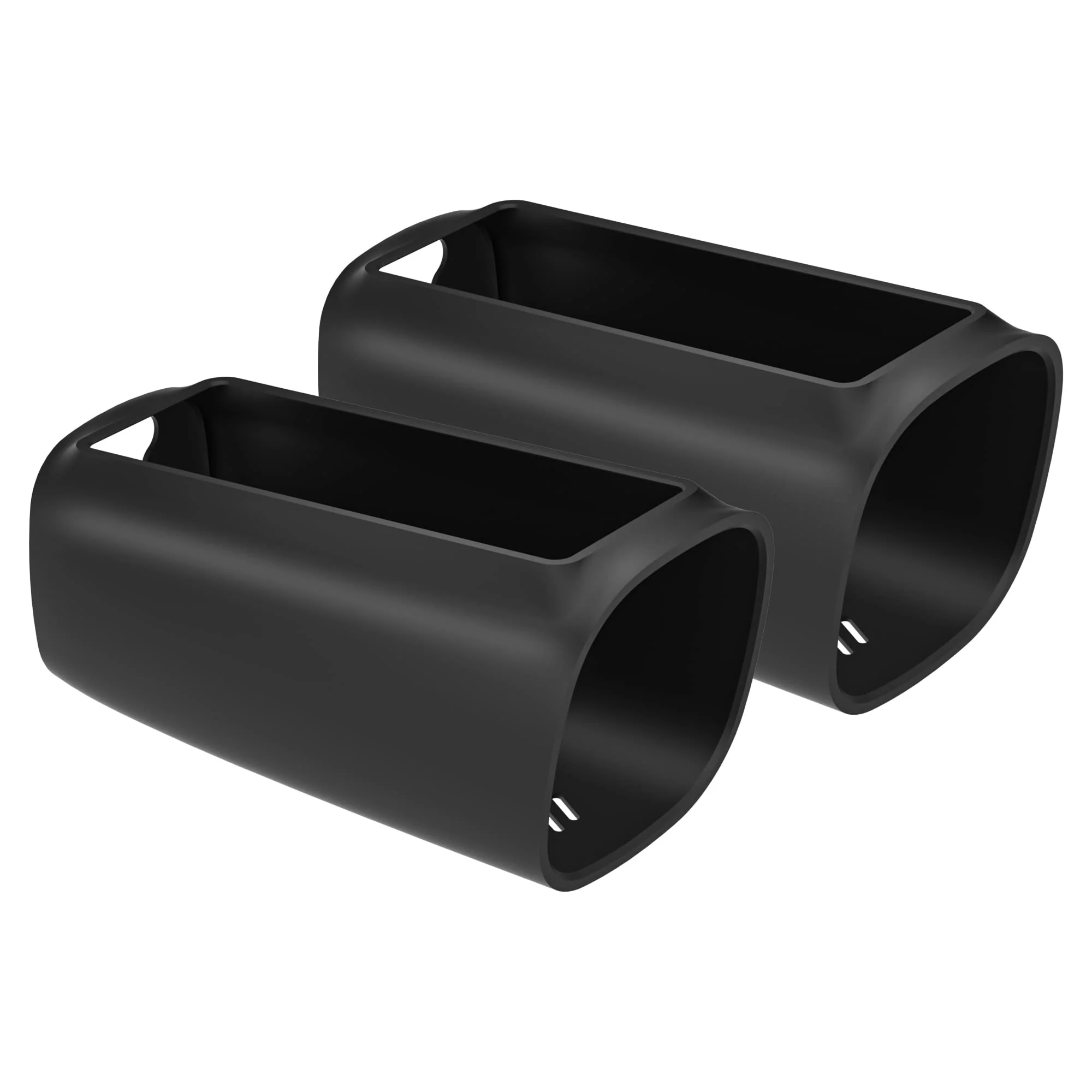 Holicfun Silicone Cover Skins for EufyCam S330 (Eufy Cam 3) - 2 Pack, Black - Image 6