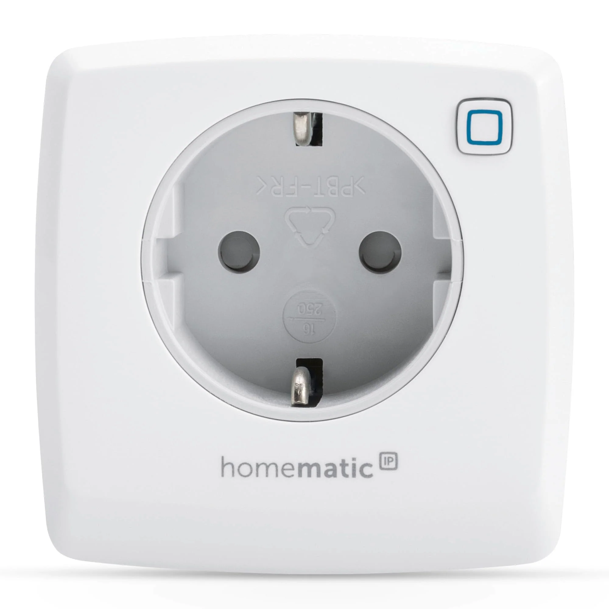 Homematic IP Smart Home Switch Socket, Digital Adapter Plug Controls Lights or Electrical Devices via the App, Alexa & Google Assistant, Energy Saving, 157338A0 Switch only