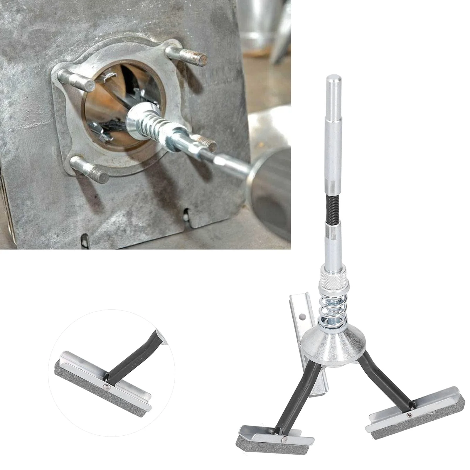 Honing Tool, 3 Arm Motor Cylinder Hon Device, Adjustable Deglazer, Adjustable Diameter 32 mm - 90 mm - Image 3
