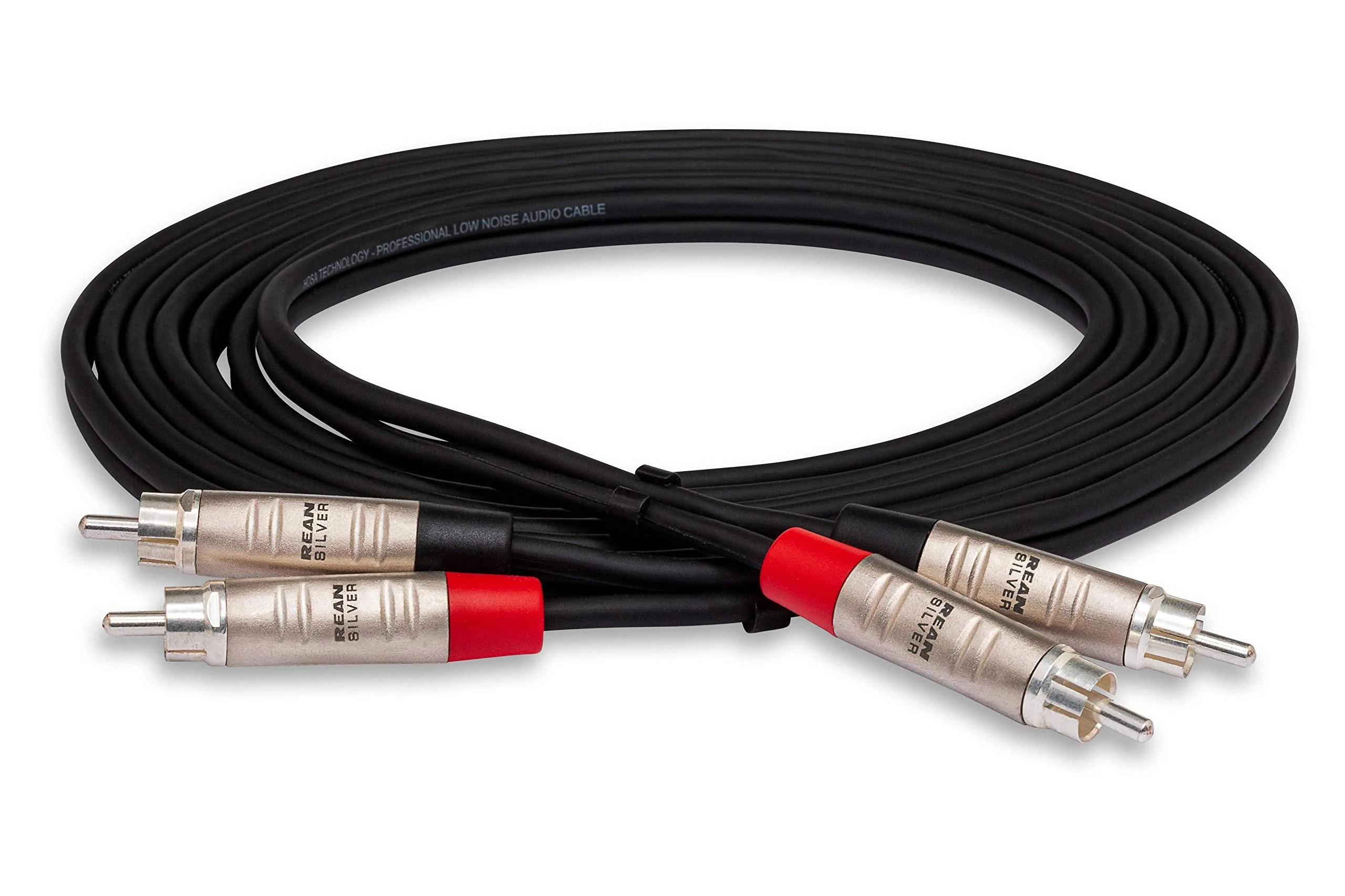 Hosa HRR-005X2 Pro Stereo Interconnect, Dual REAN RCA to Same, 5 Feet