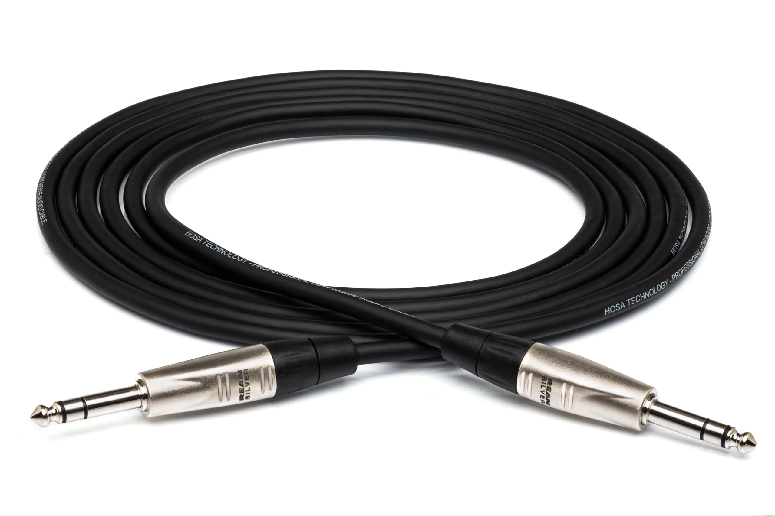 Hosa HSS-050 Pro Balanced Interconnect, REAN 1/4" TRS to Same, 50 Feet