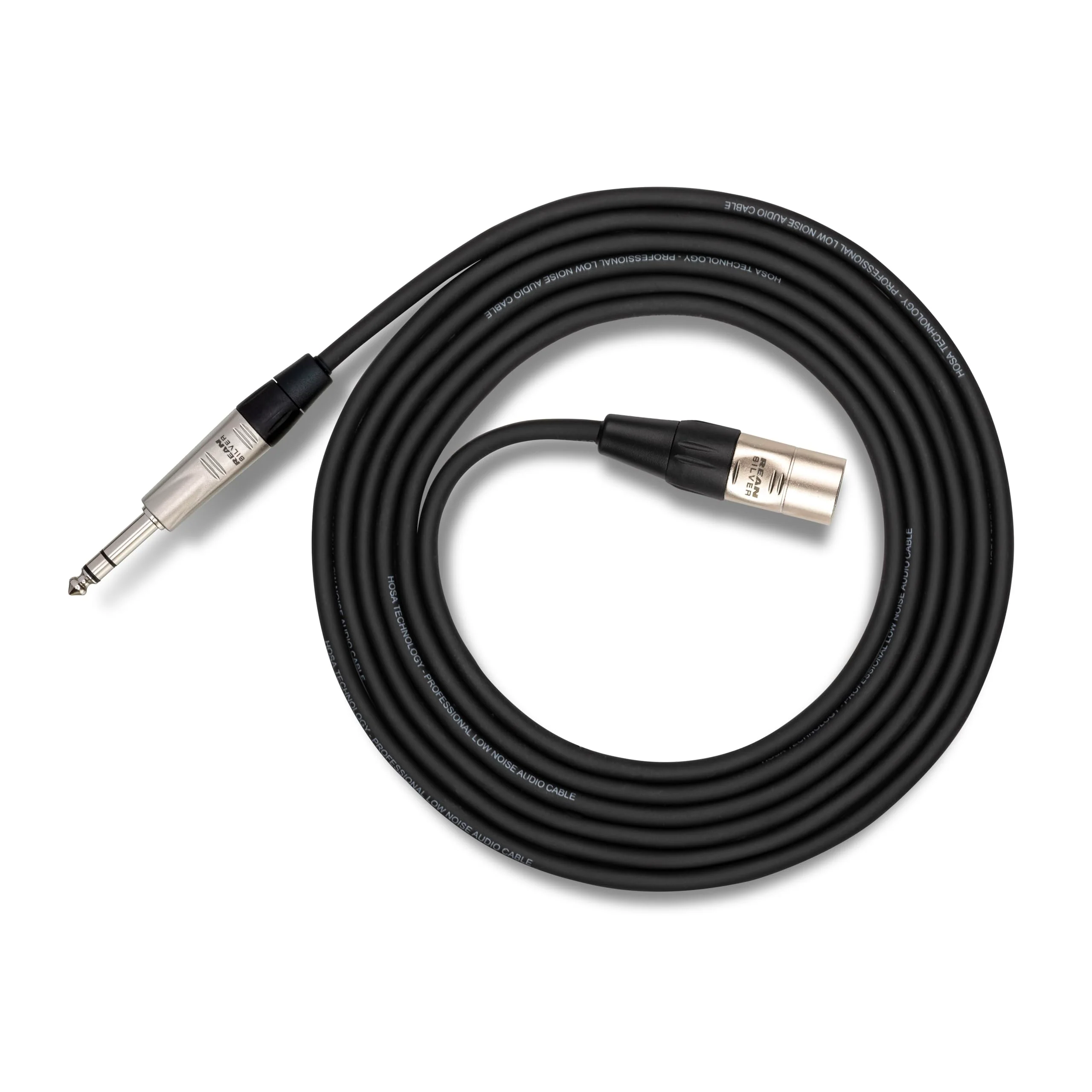 Hosa Pro HSX-050 Balanced Interconnect, REAN 1/4 Inches TRS to XLR3 Meter, 50 Feet