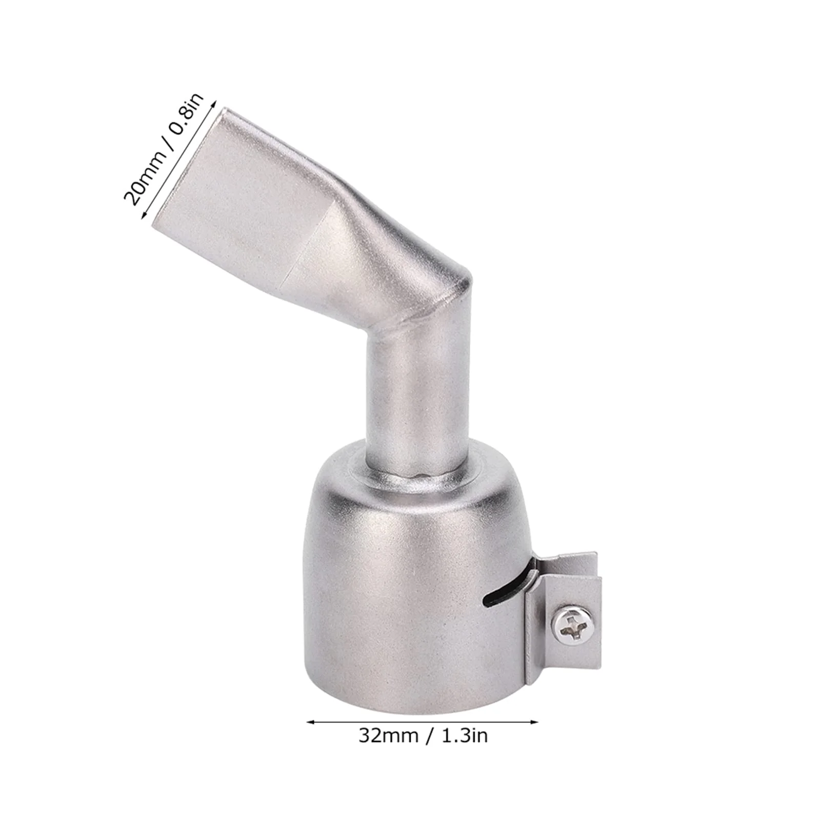 Hot Air Gun, Leister Nozzles, Welding Gun Nozzle 120 Pack of 2 Grade Leister Tools Boquilla Para Soldar Tpo Tips Puntas Heat Guns De 40 MilĂmetros Soldadora Hot Air Weld Plastic Welder Angled For - Image 5