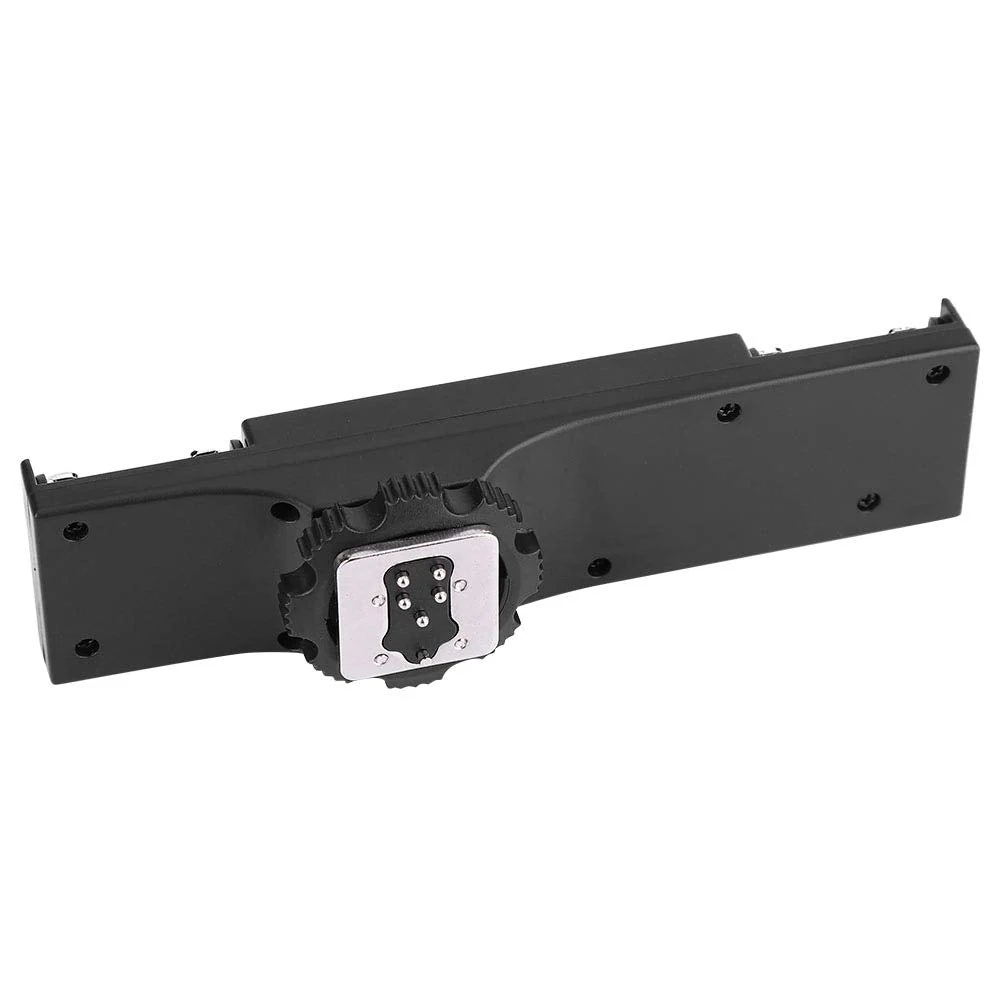Hot Shoe Splitter, Hot Shoe Flash Light Bracket Ultralight Hot Shoe Extension Bar Mount Hot Shoe Mount Plate Adapter for SLR Camera Camcorder (for SLR (for - Image 4