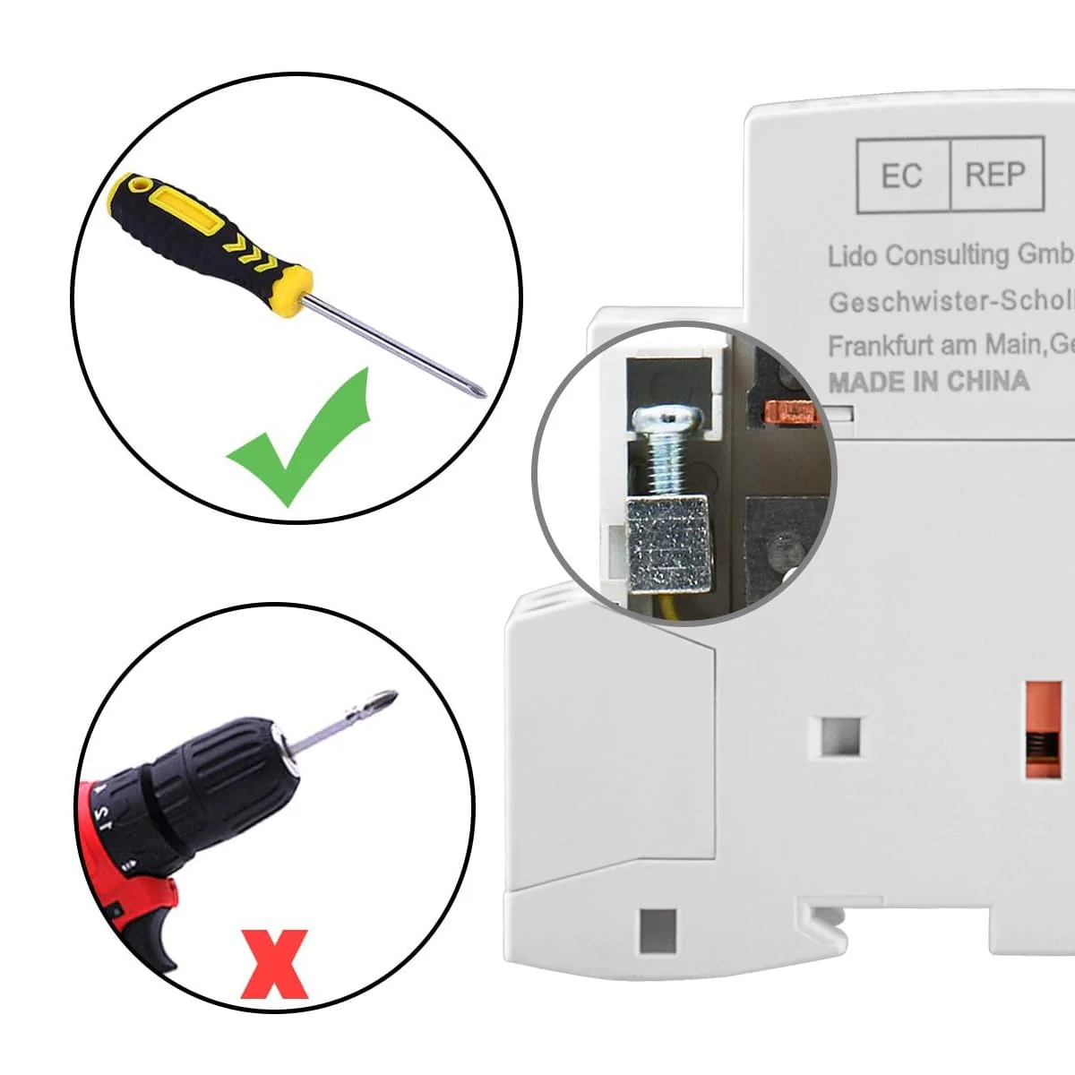 Household AC Contactor, HSR1-16, Ie 16A, 2 Pole, 2NC, DC 24V Coil Voltage, 35mm DIN Rail Mount - Image 7