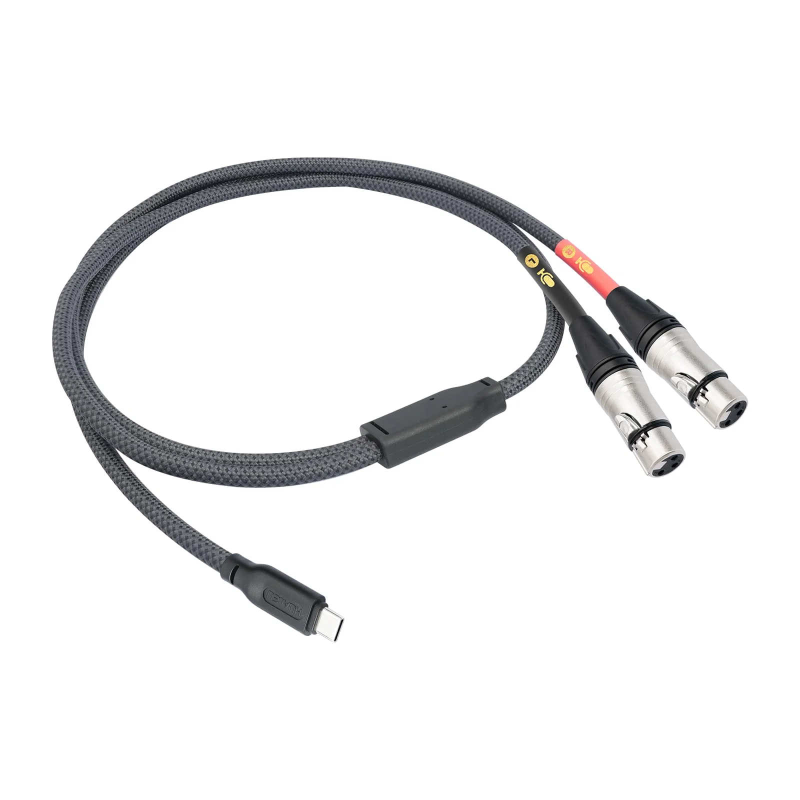 HUALUE 3.3Feet Stereo Dual XLR Female to USB C,Smartphone USB C Microphone Cable,Dual Channel Stereo Input USB C to XLR Female for iPhone 15 ipad Dynamic Microphone Laptop 3.3FT - Image 7