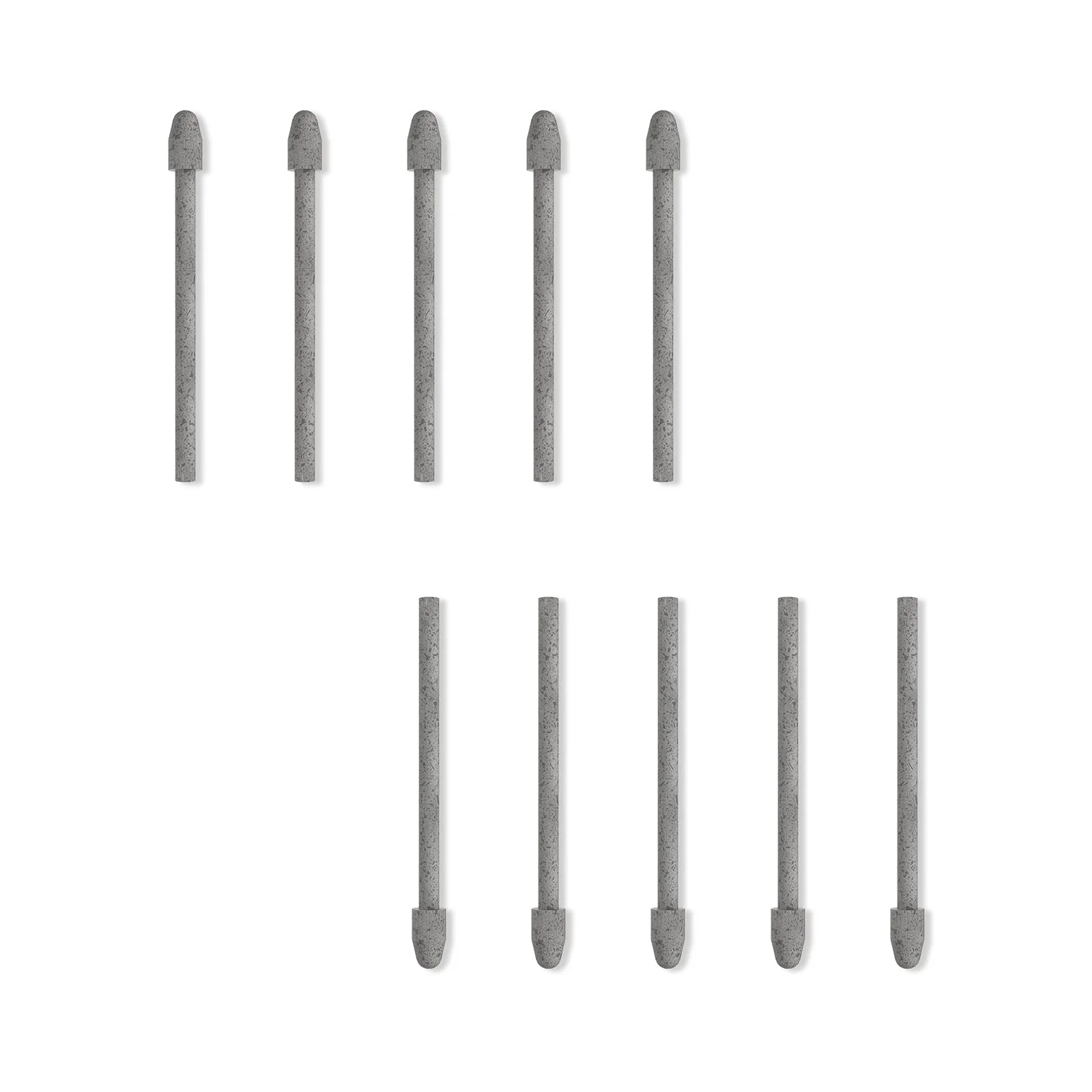 HUION 10 Pack Upgraded Replacement Felt Nibs PN05F Compatible with Pen Stylus PW517 for Drawing Tablets KD200, Kamvas 12, Kamvas 13, Kamvas 22, Kamvas 22 Plus, Kamvas Pro 16 Plus 4K, Kamvas Pro 24 4K