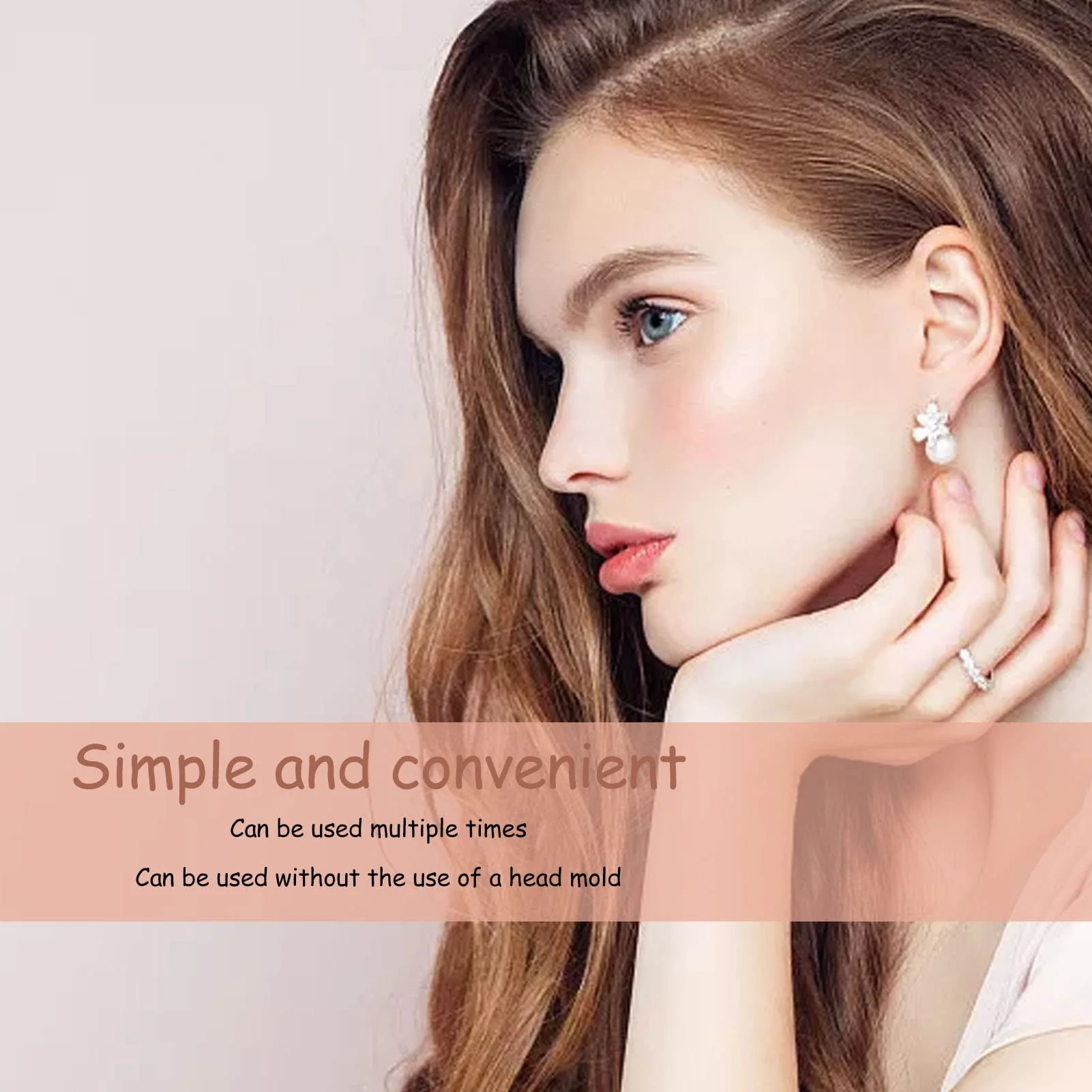 Human Ear Model, 1 Pair Soft Silicone Simulation Ear Model, Flexible Artificial Ear, Realistic Body Parts for Piercing Exercises, Earrings, Jewellery Display (2#) 2# - Image 3