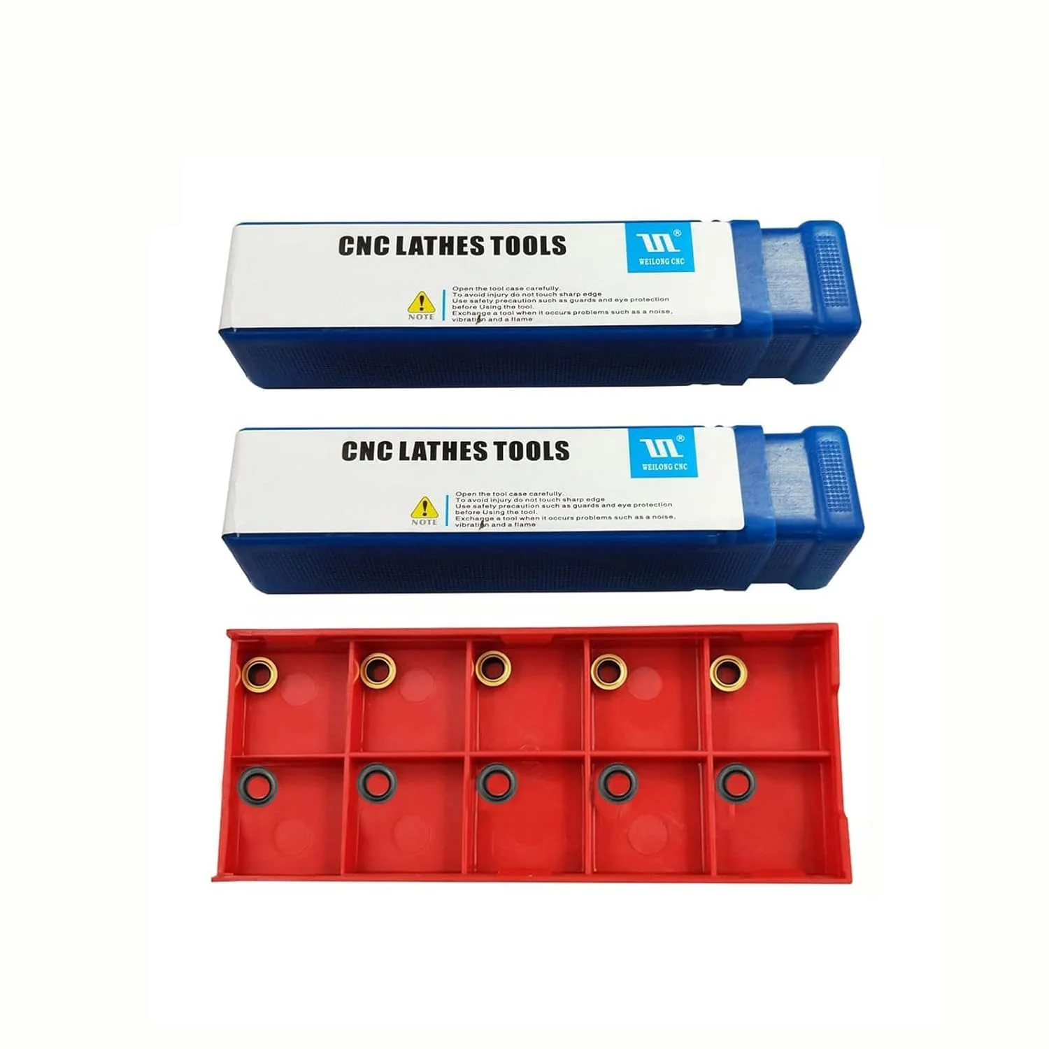 Hunricho 3/8" 1/2" SRACR1010/1212 H06 Lathe Lathe Holder Lathe Lathe Lathe with RCMT0602 Round Carbide Router Bits (2pcs 1/2 Holder + 10pcs Inserts) 2 pieces 1/2 holders + 10 pieces inserts - Image 7