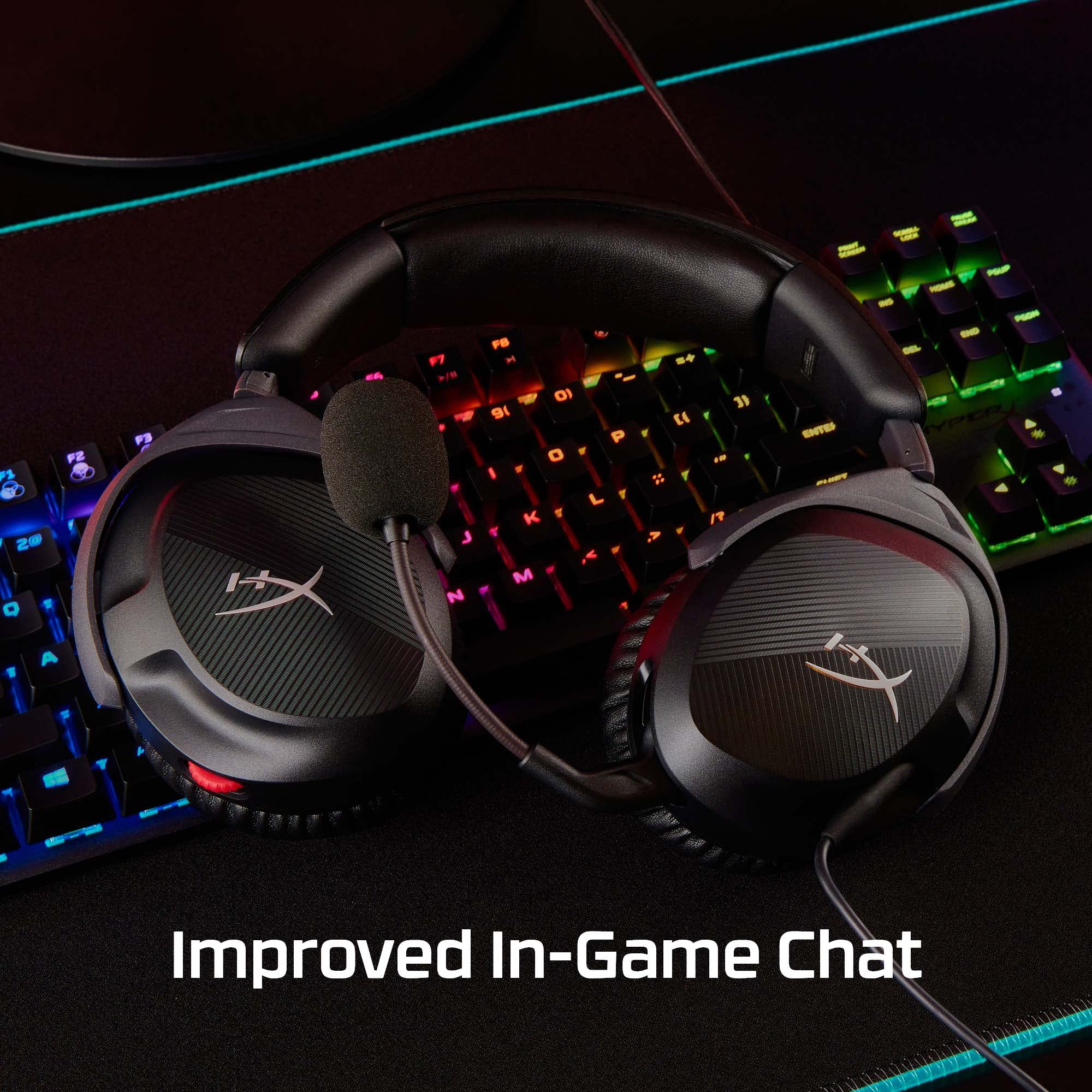 HyperX Cloud Stinger 2 – Gaming Headset, DTS Headphone:X Spatial Audio, Lightweight Over-Ear Headset with mic, Swivel-to-Mute Function, 50mm Drivers, PC Compatible, Black Wired - Image 2